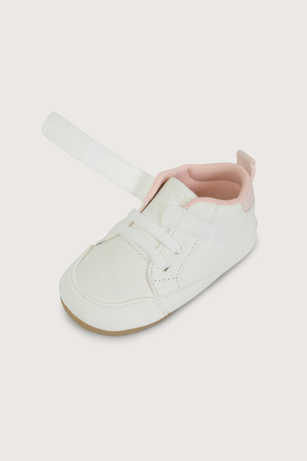 Zapatilla ultra flexible blanca de niña-6