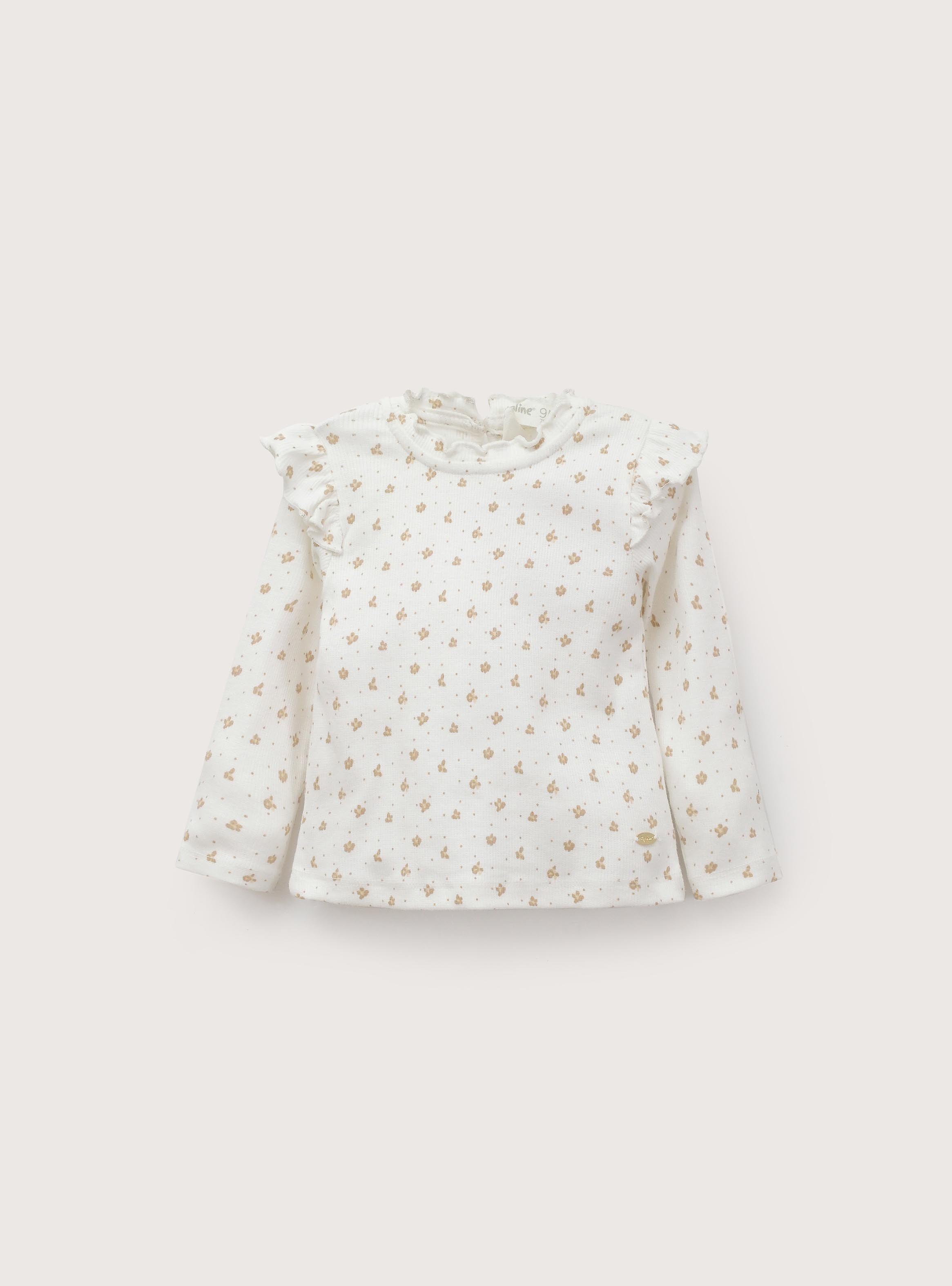 Polera Rib Infant Niña Blanca-0