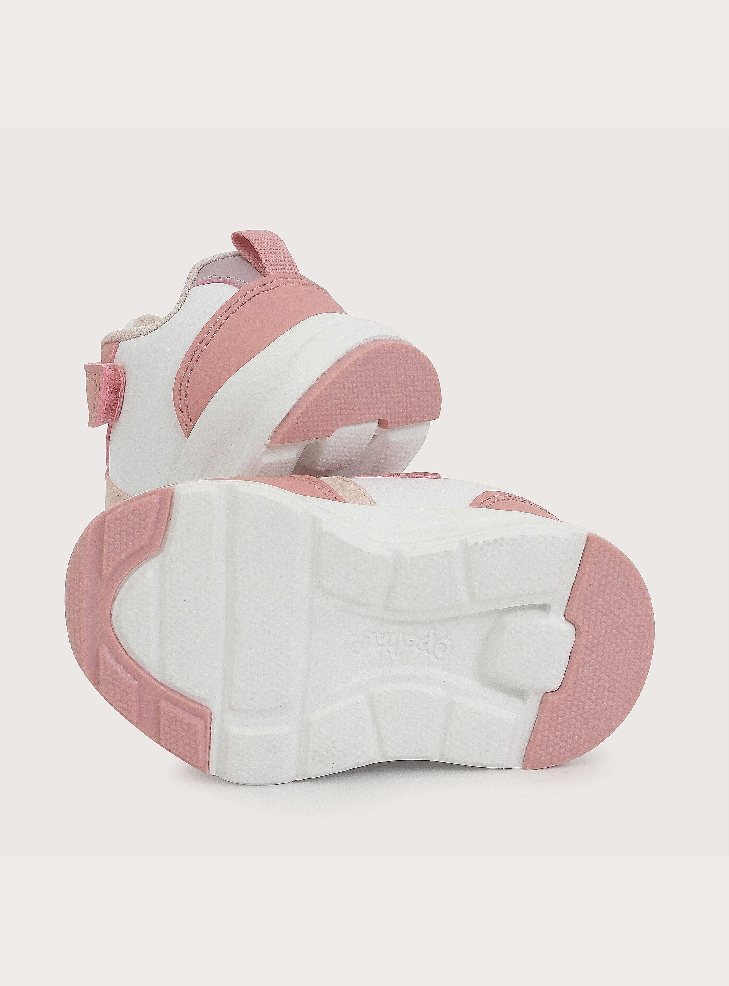 Zapatilla Sport Blanca Rosado Niña-2
