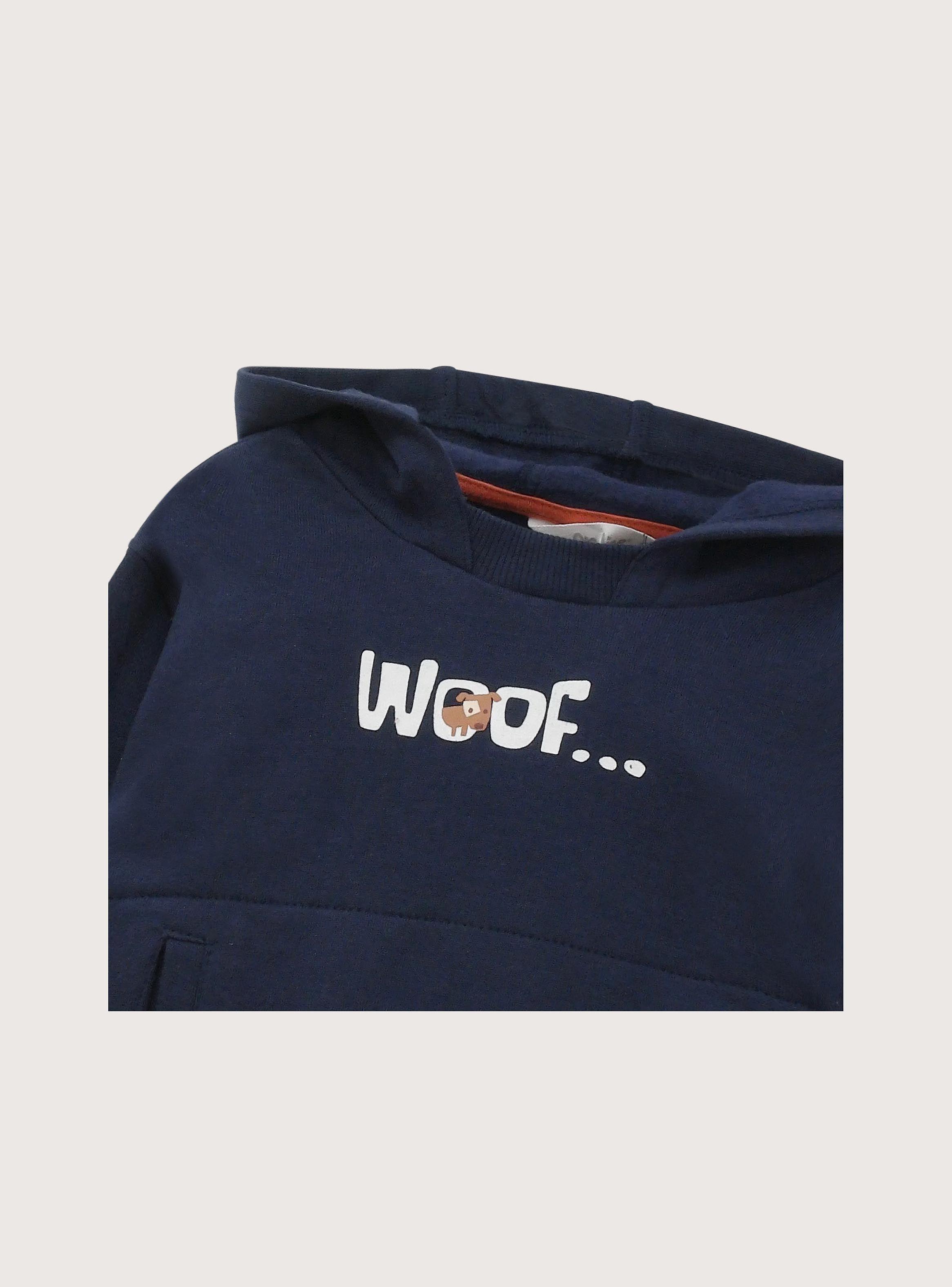 Poleron Infant Niño Azul Marino-3