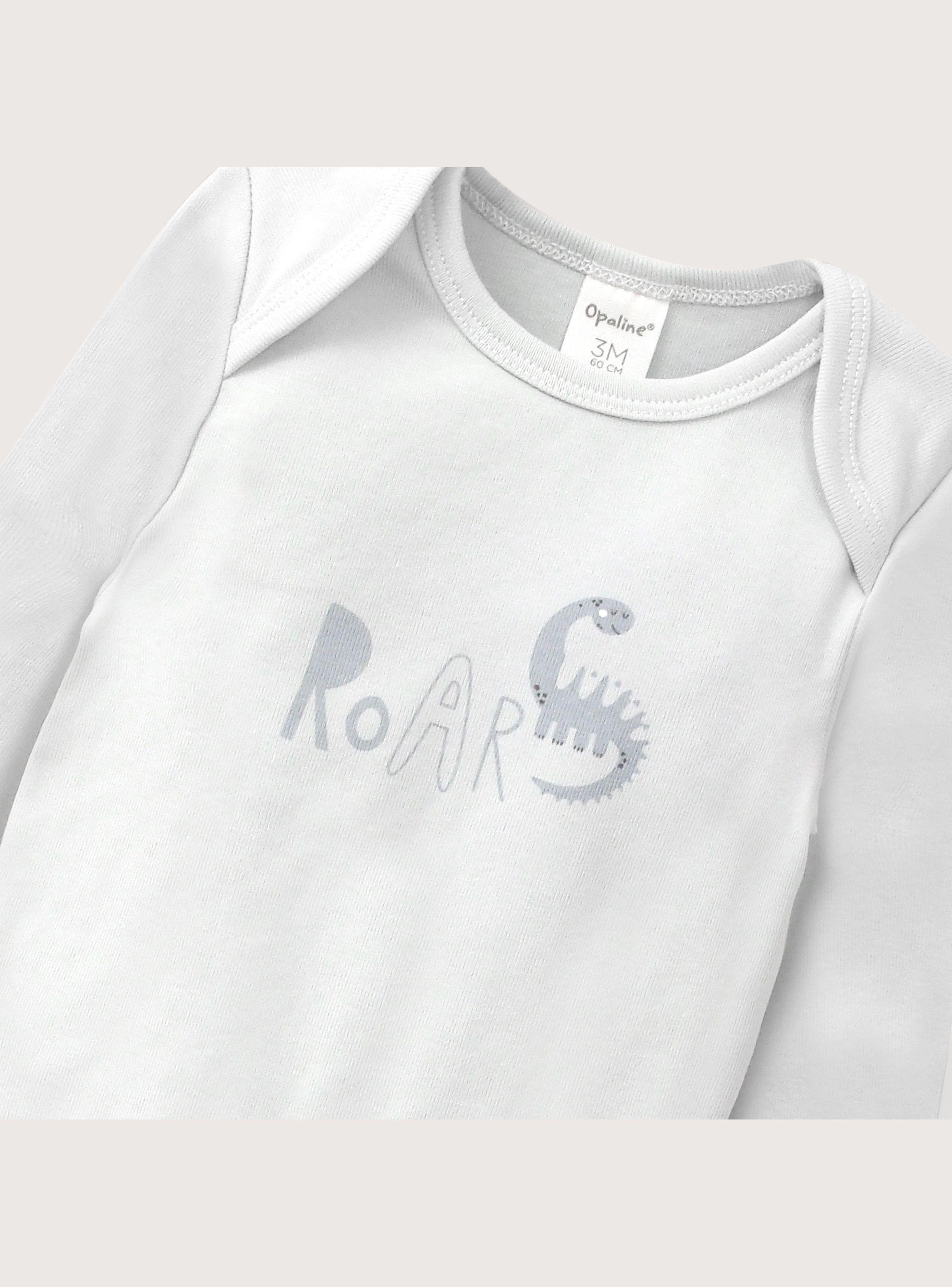 Conjunto Bodies + Pantalón Celeste Celeste Bebe Niño-5