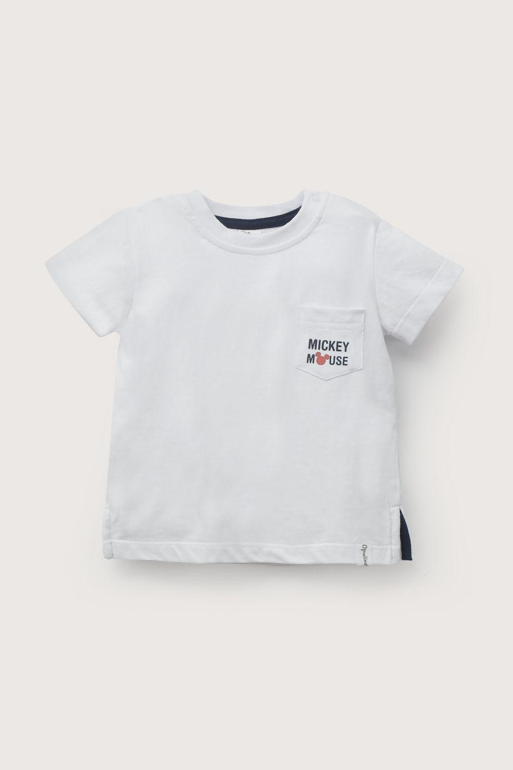 Polera blanca disney de niño-1