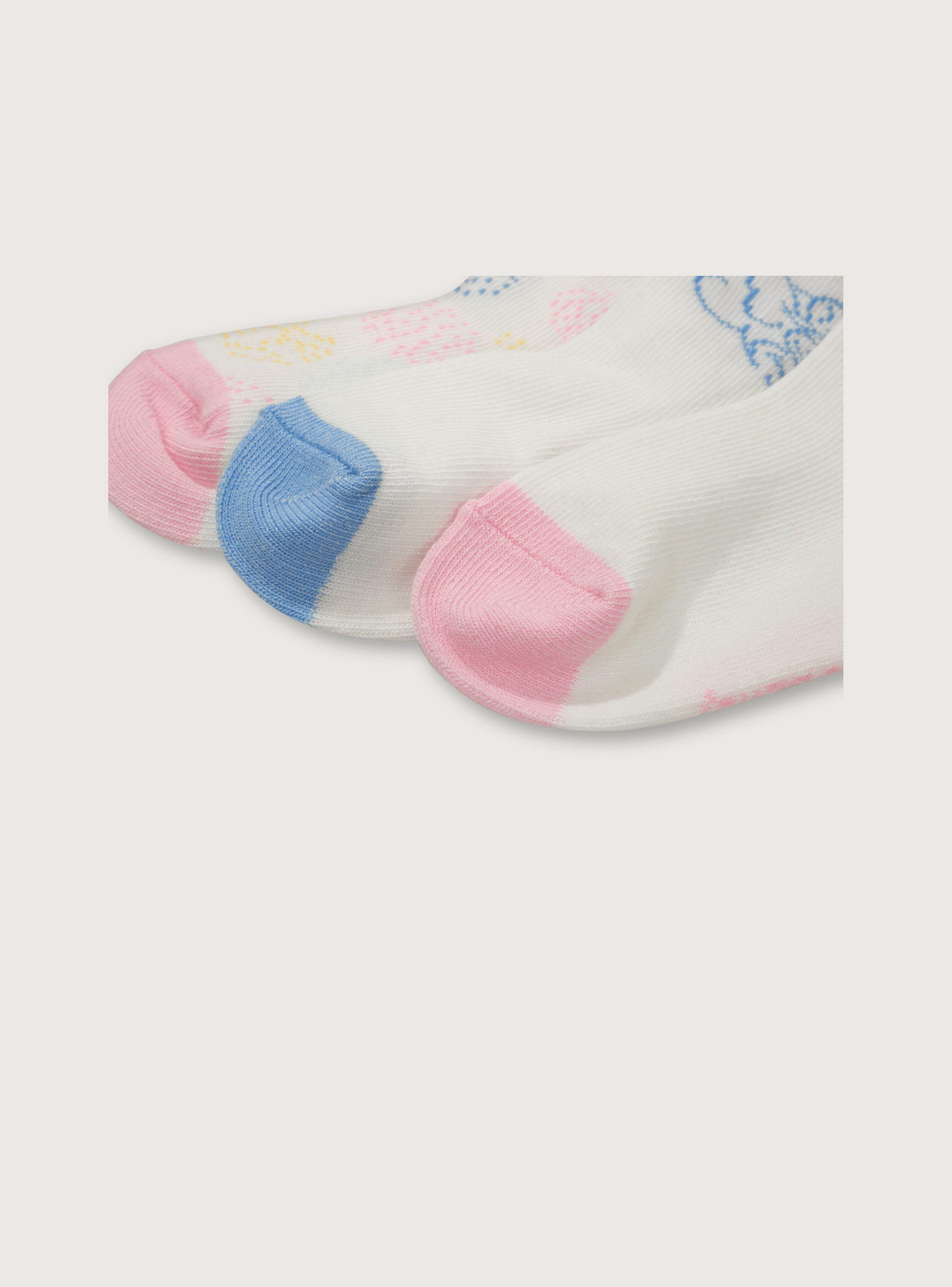 3 Pack Calcetin Rosado Disney de Niña-2