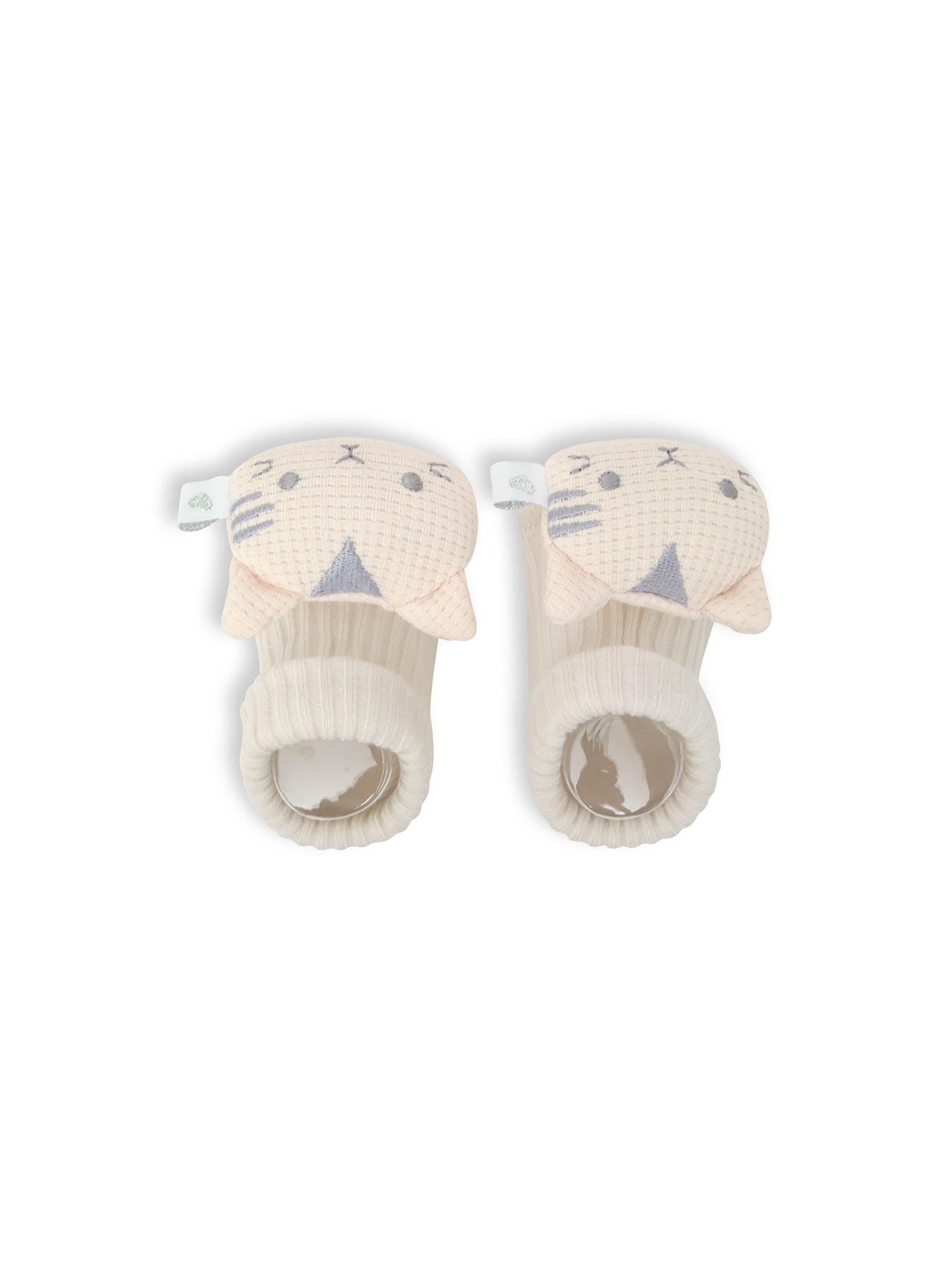 Calcetines Niño Blanco (6M a 9M) OPALINE-3