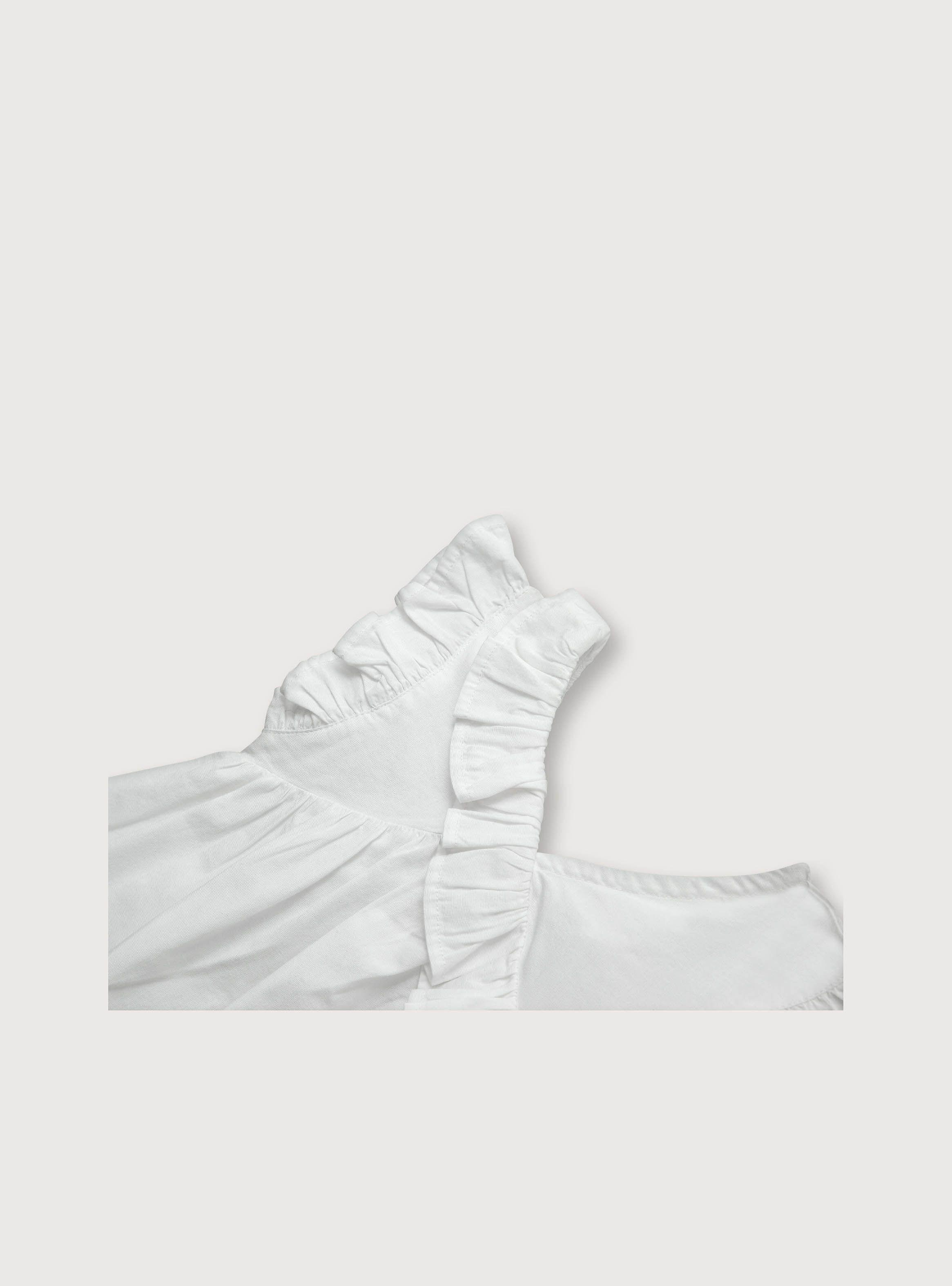 Blusa De Niña Navidad Blanco (6M A 4A) Opaline-2