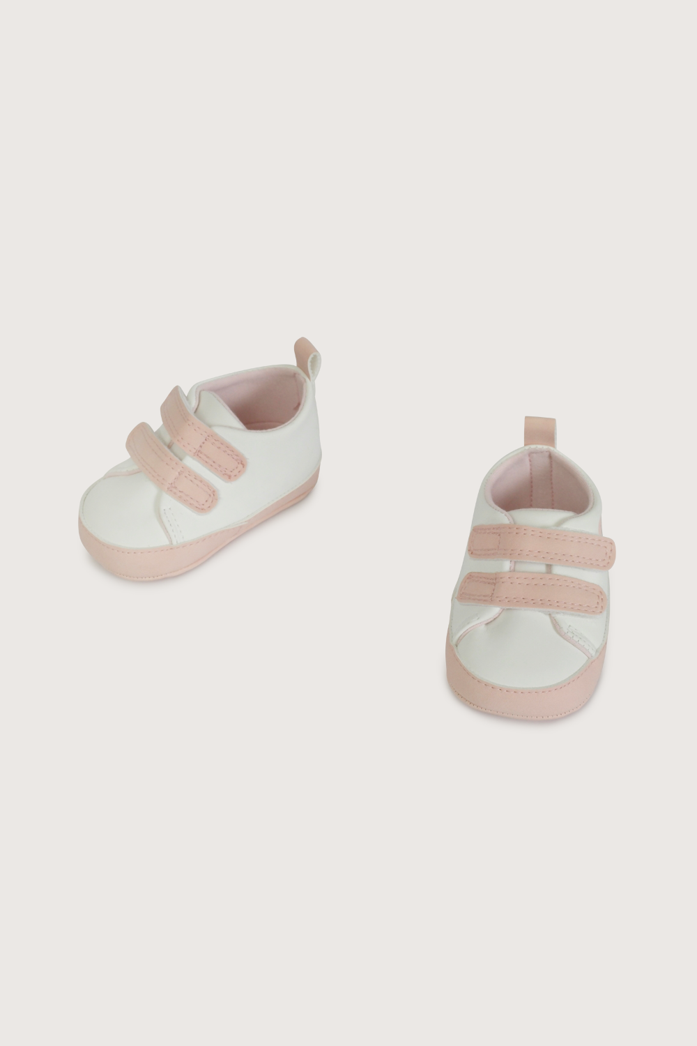 Zapatilla bebé disney blanca de niña-3