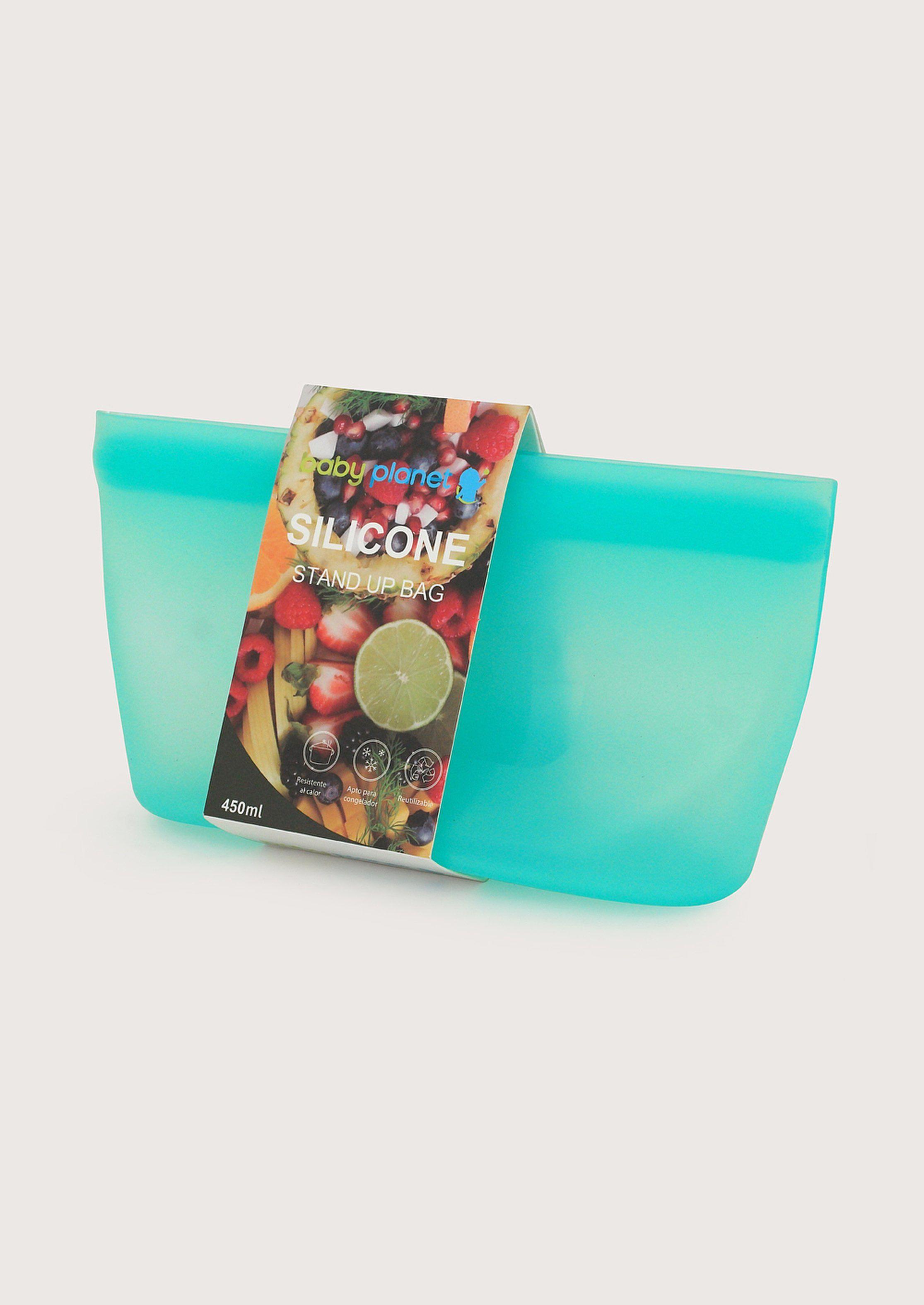 Bolsa silicona 450 ml verde-2