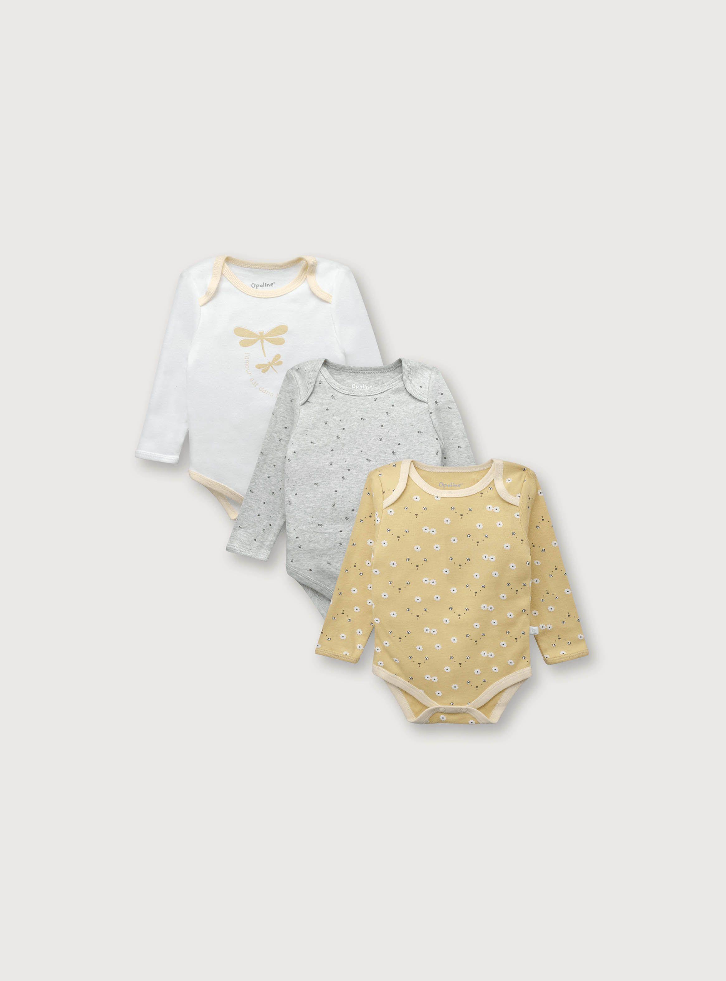 Pack Bodies Niña Amarillo (Rn A 18 Meses) Opaline-0