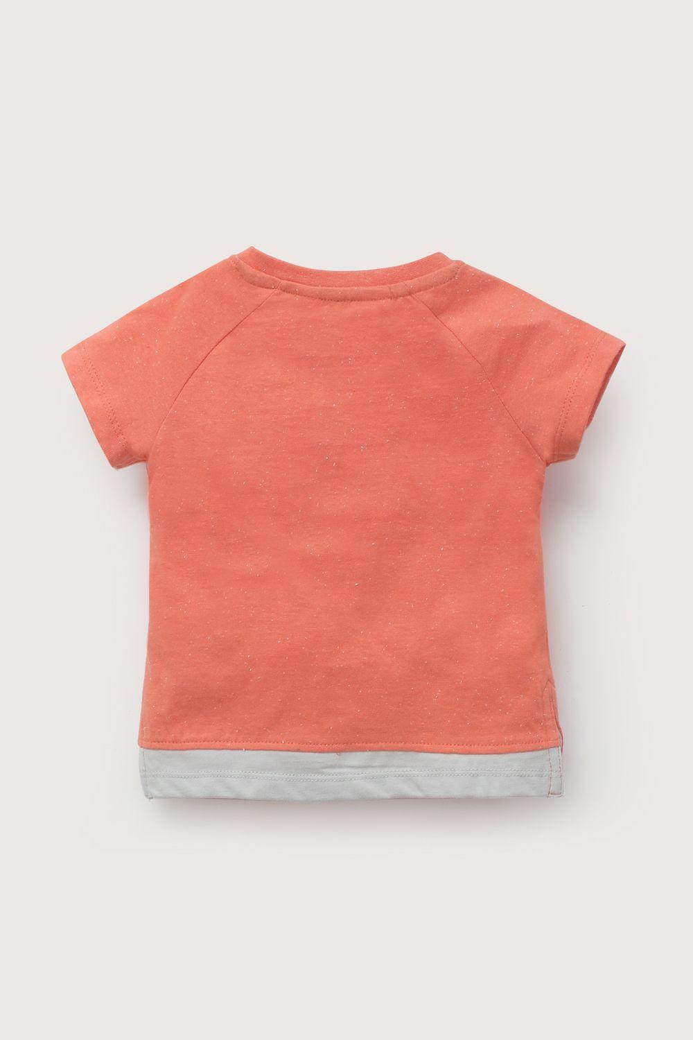 Polera manga corta roja de niño-2