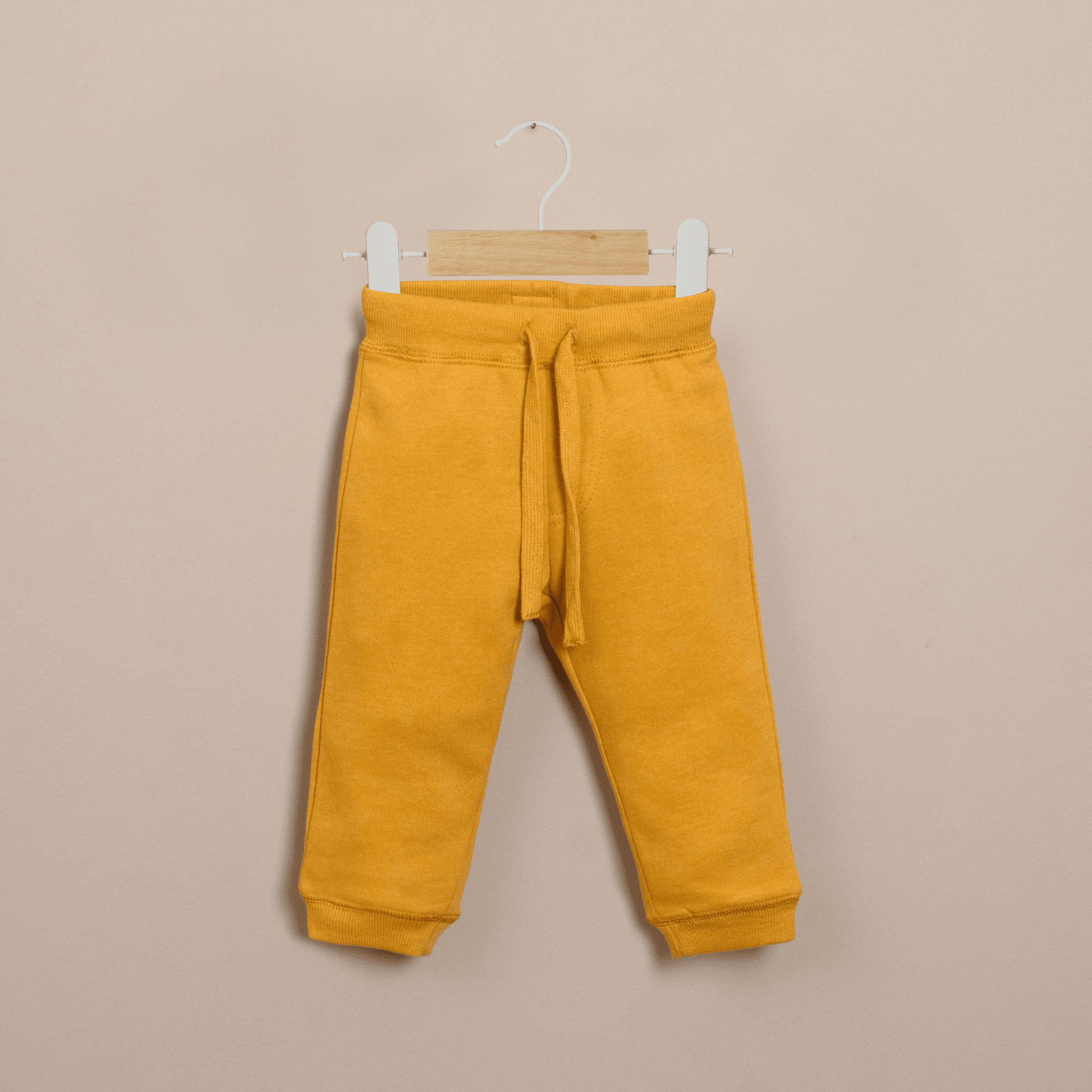 Pantalón de buzo amarillo de  niño-0