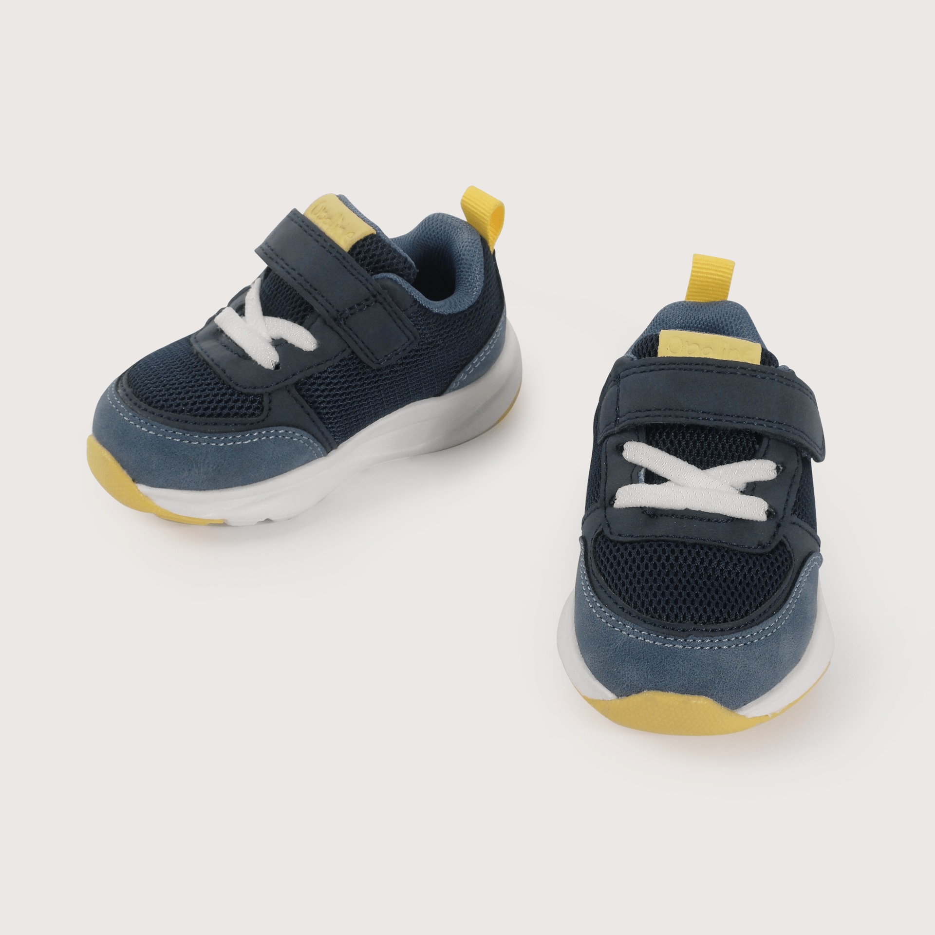 Zapatilla primeros pasos deportiva azul de niño-3