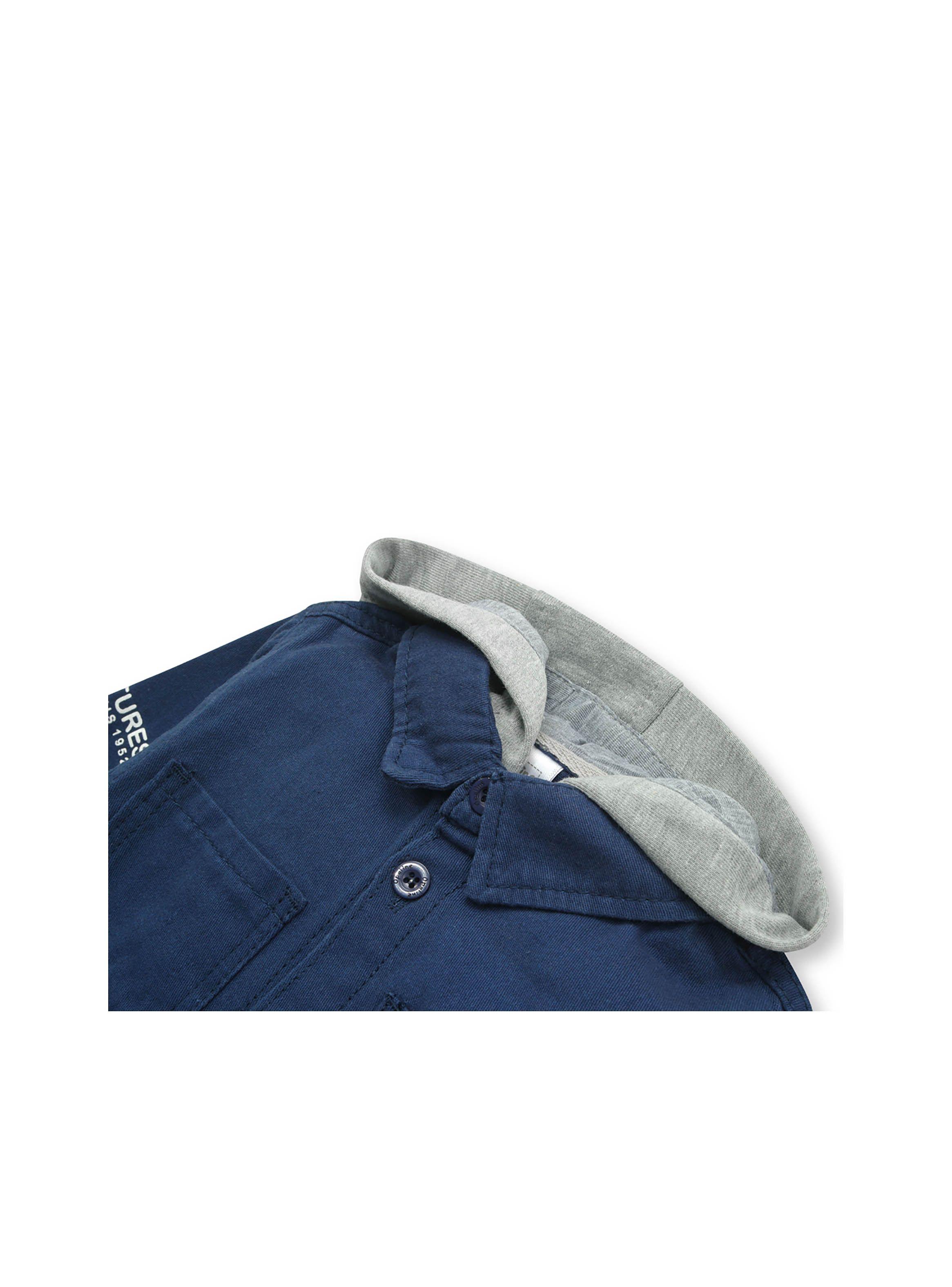 Chaqueta de niño con gorro Azul (6M - 4A)-2