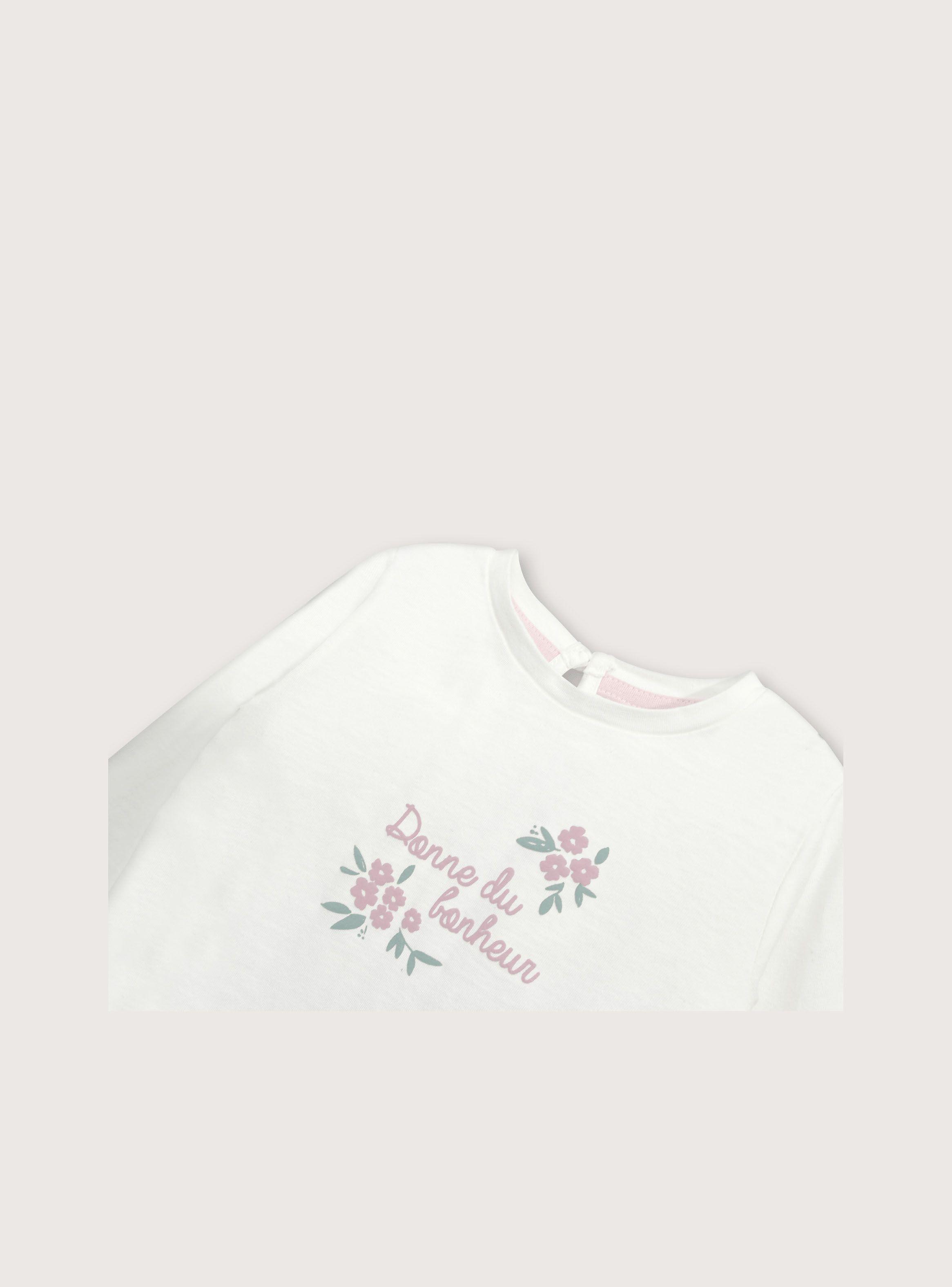 Polera Niña Blanco 38393 OPALINE-2