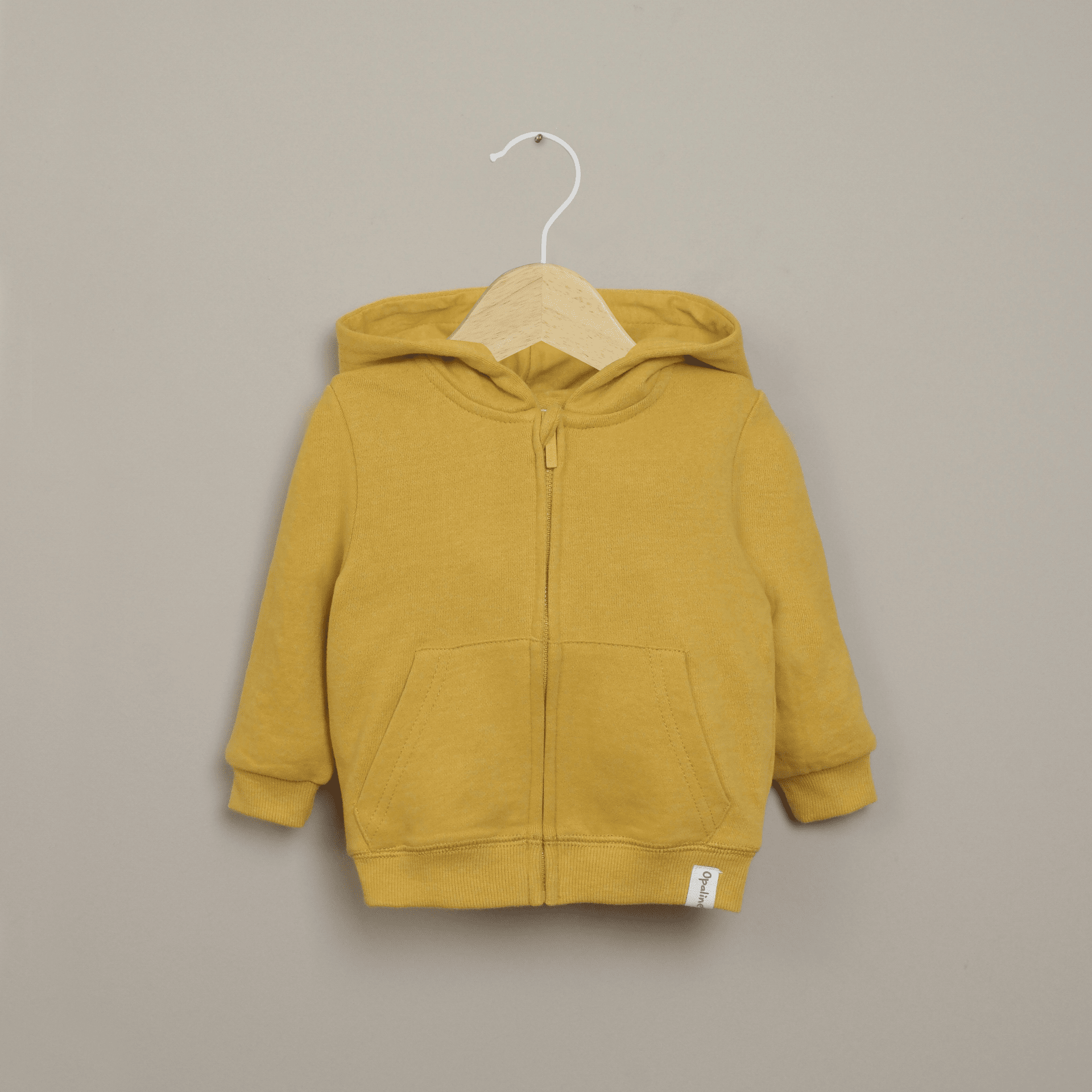 Polerón con gorro amarillo de  niño-0