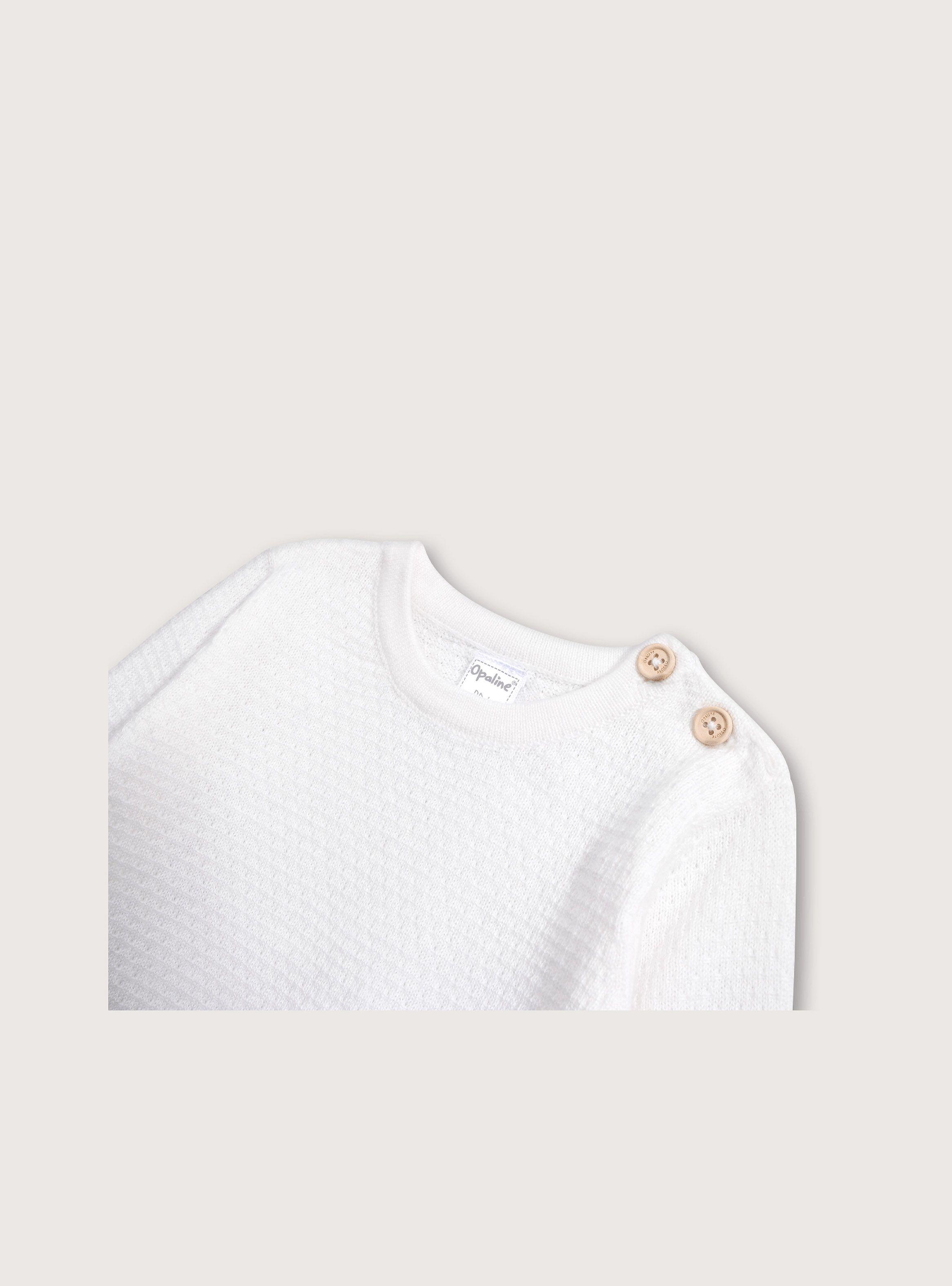 Sweater Unisex Blanco 39346 Opaline-2
