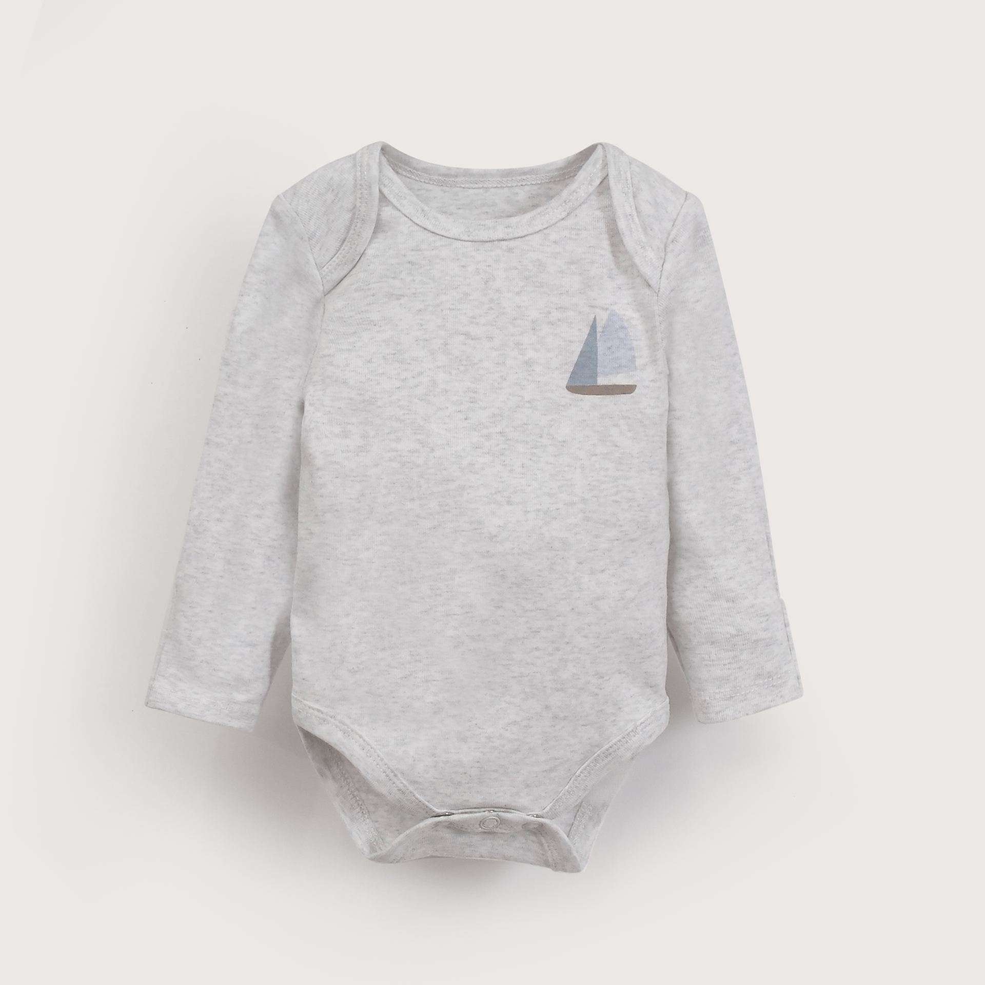 Tripack bodies manga larga veleros de bebé niño-3