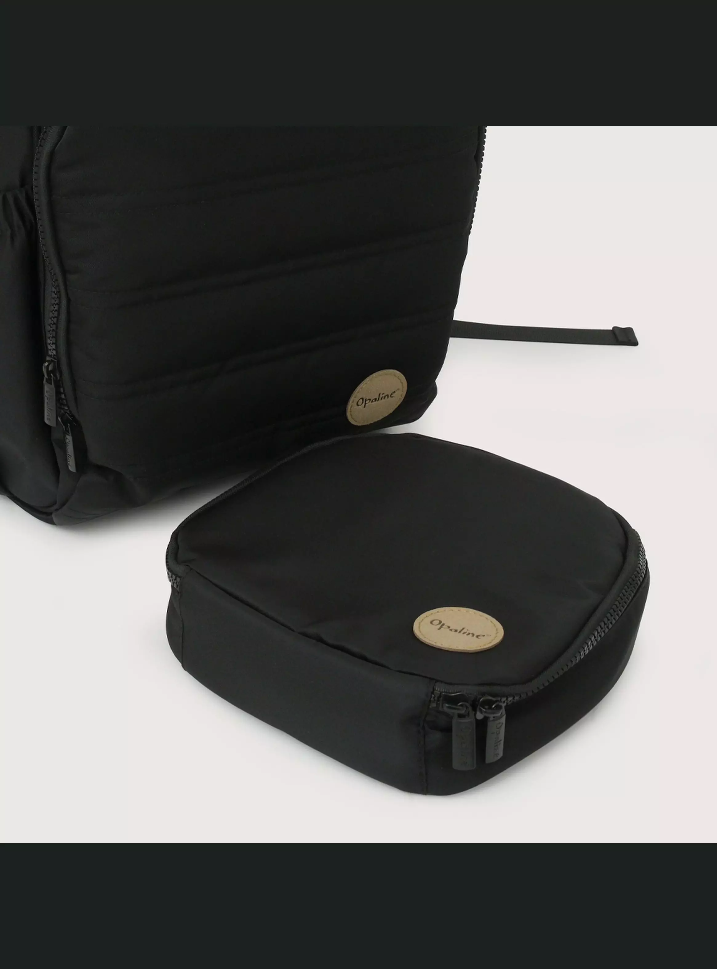 Mochila Maternal Negra Con Mudador Bebé Unisex-3