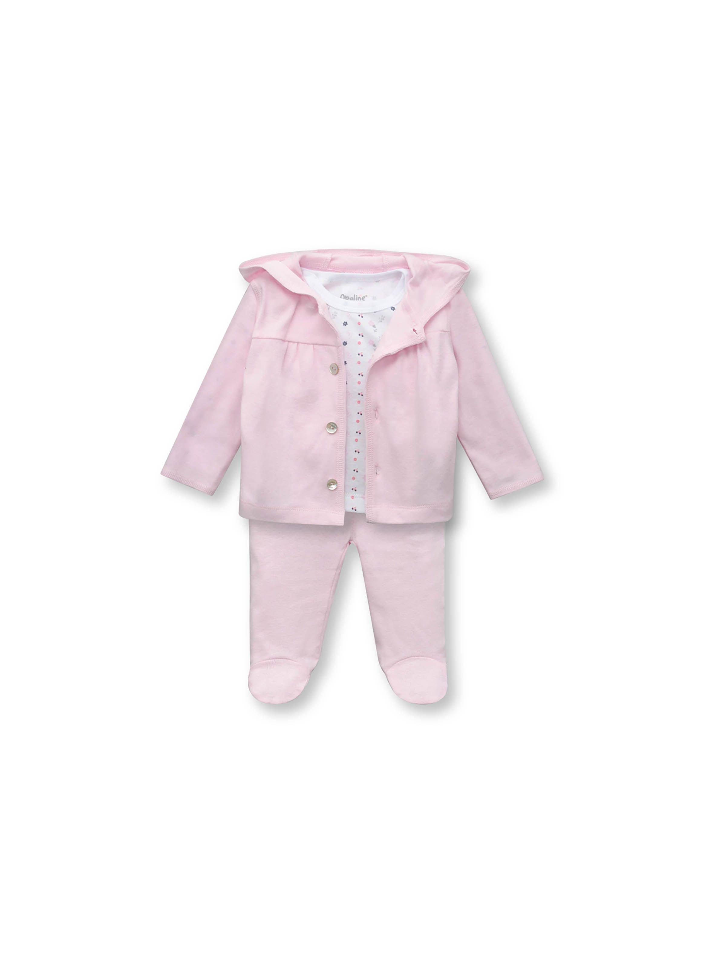 Conjunto Niña Rosado (Pm A 3M) Opaline-0