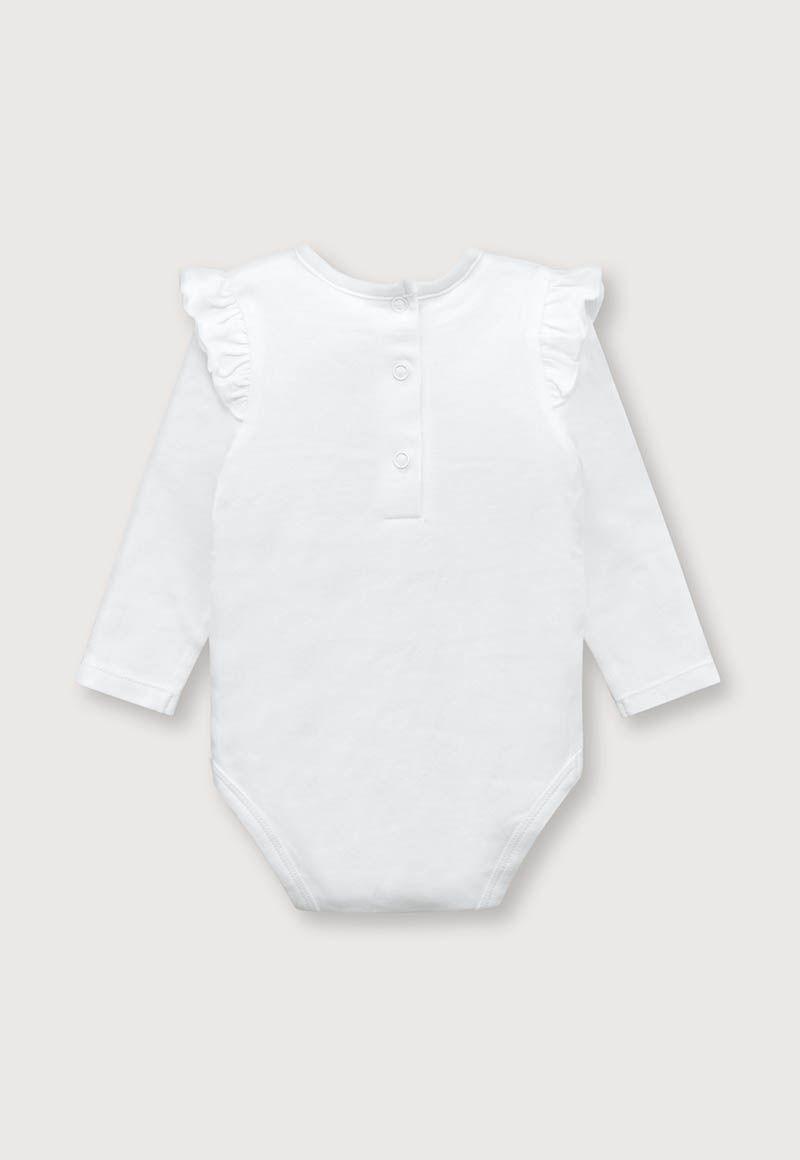 Body Bebé Vuelo En Hombro Blanco (Rn A 9 Meses) Opaline-7