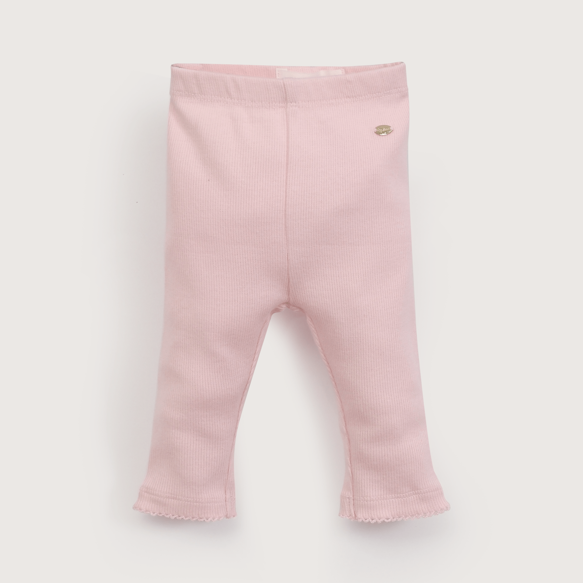 Pack 2 calzas verde menta y rosada de niña-3