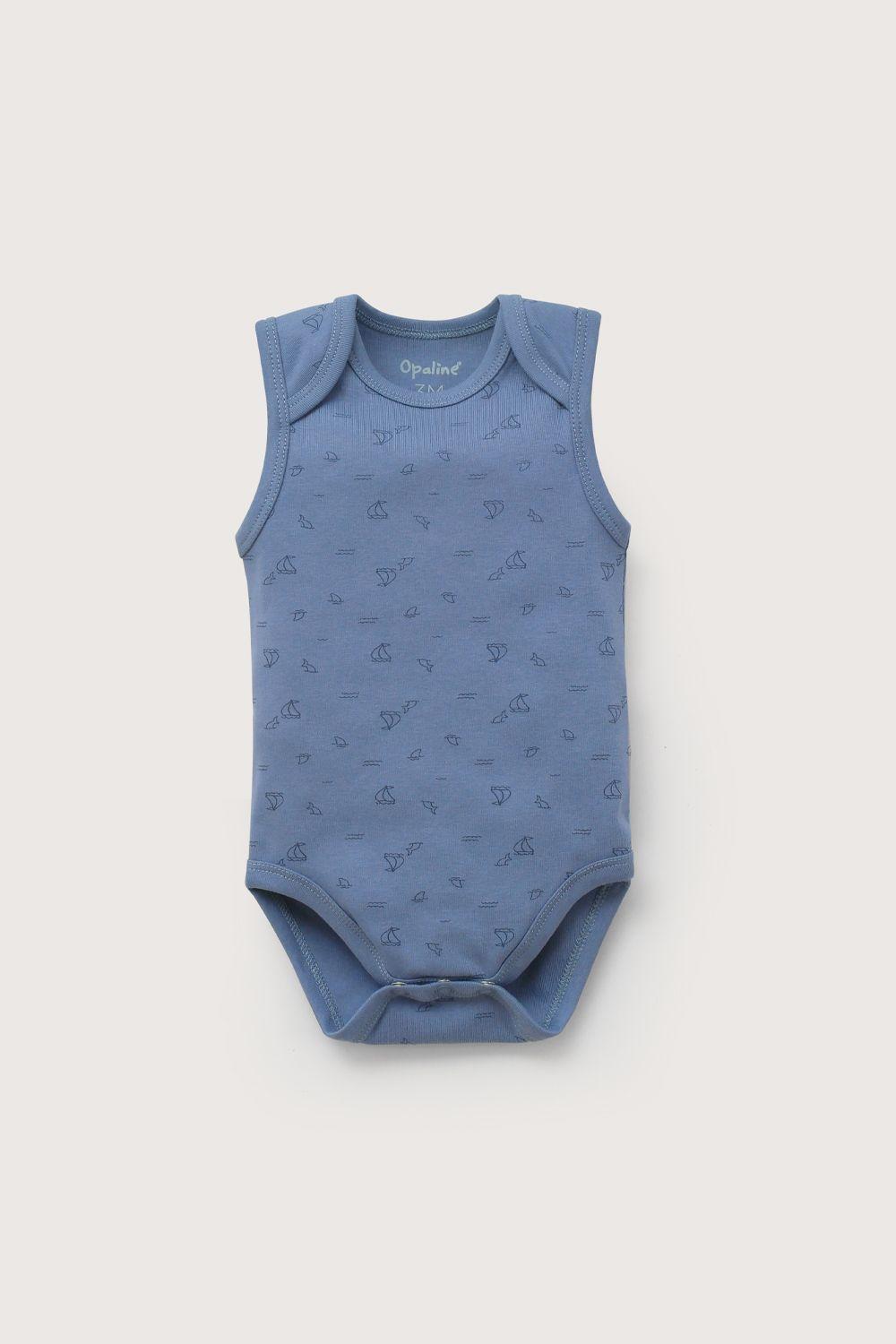 Tripack bodies sin mangas de bebé niño-2