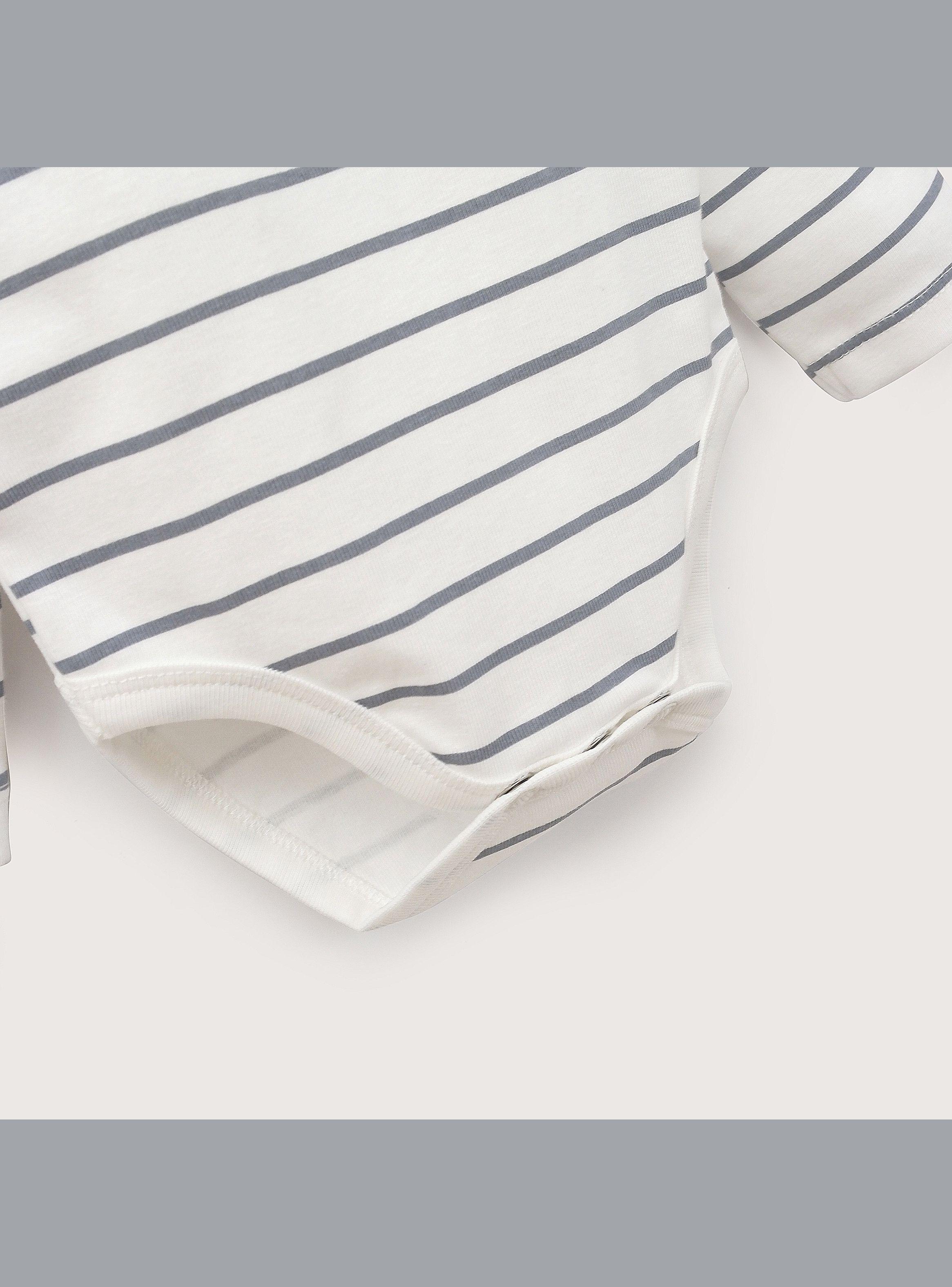 Conjunto Bodies Bebe Niño Azul-5