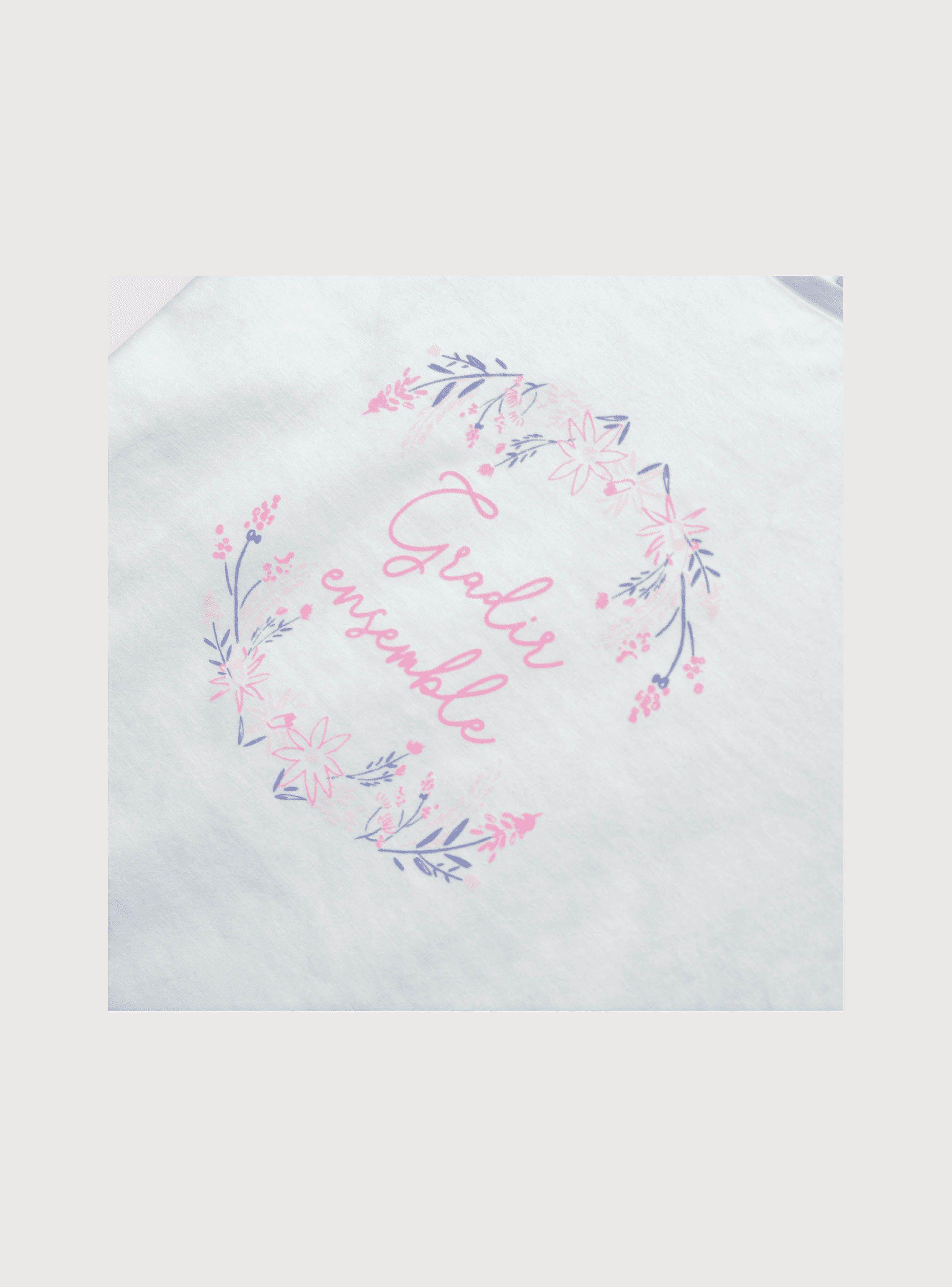 Polera de niña tipo princesa Blanco (6 meses a 4 años)-2