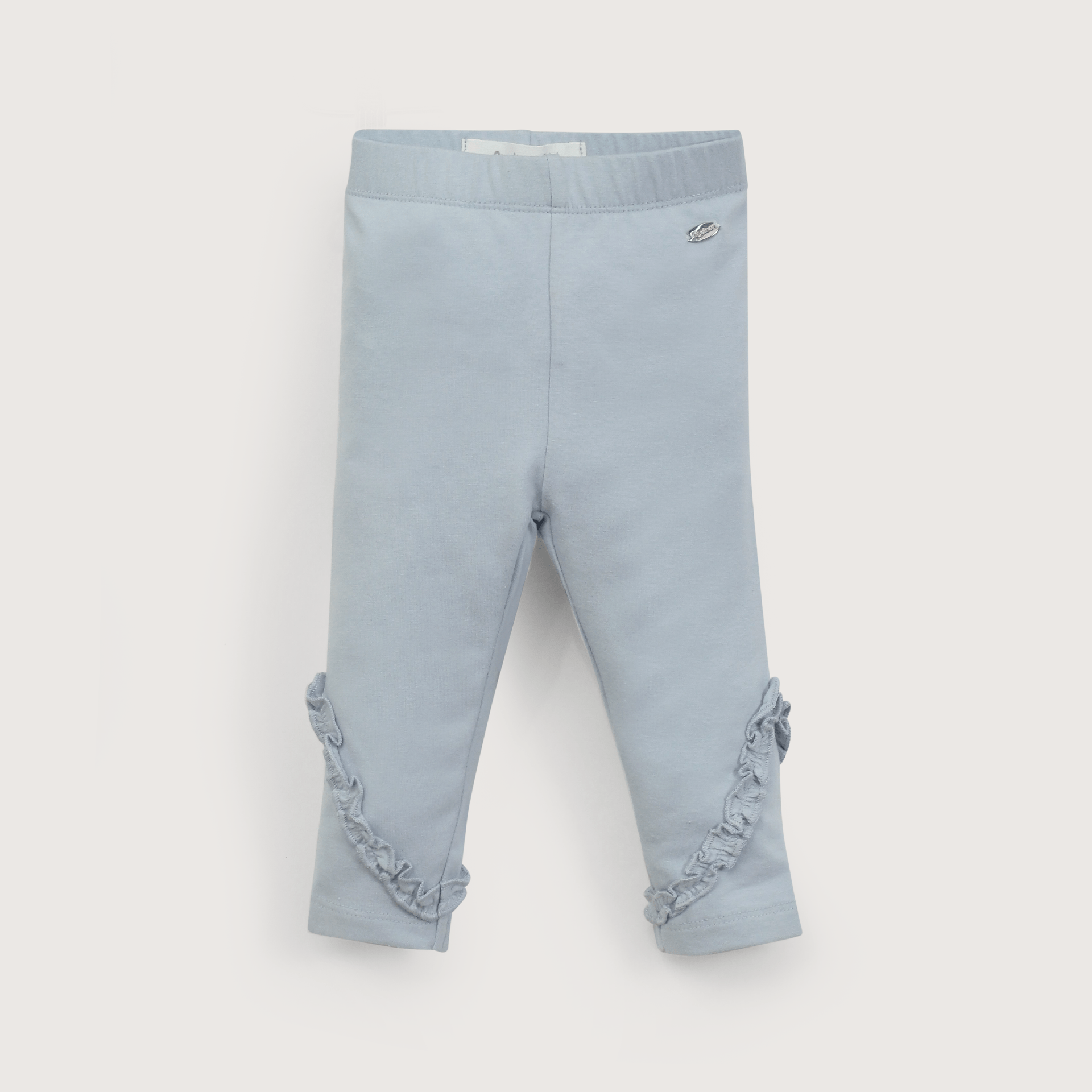 Calza con vuelos lila de niña-1