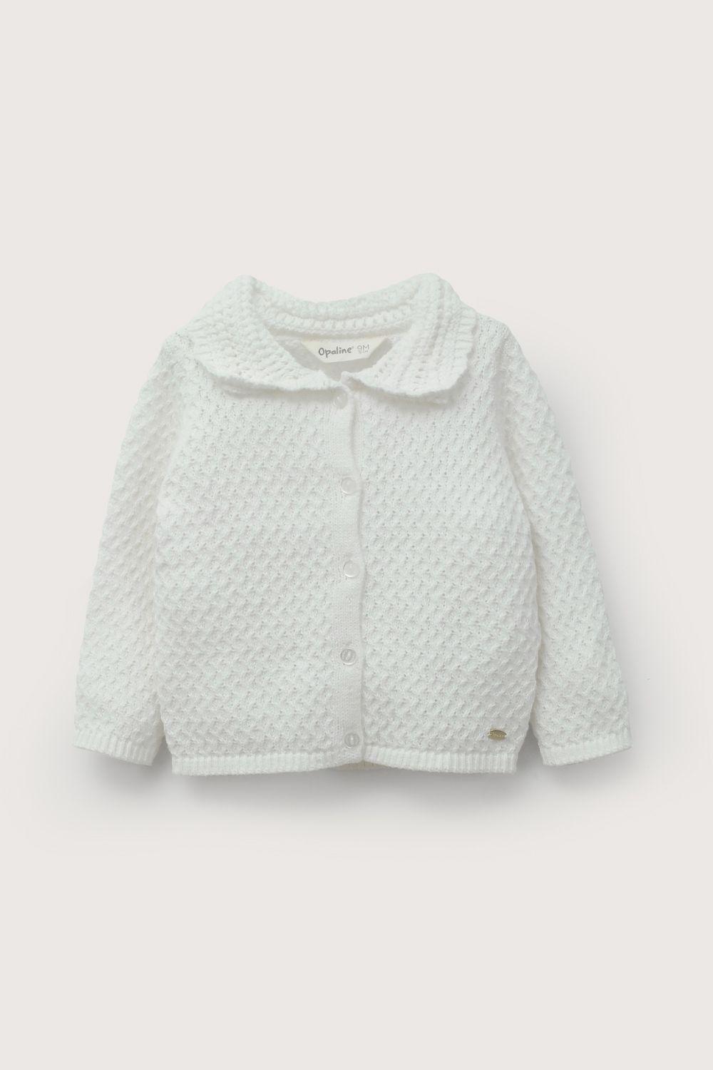 Chaleco crema de niña-1