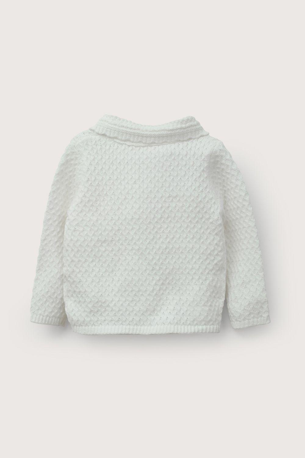 Chaleco crema de niña-2