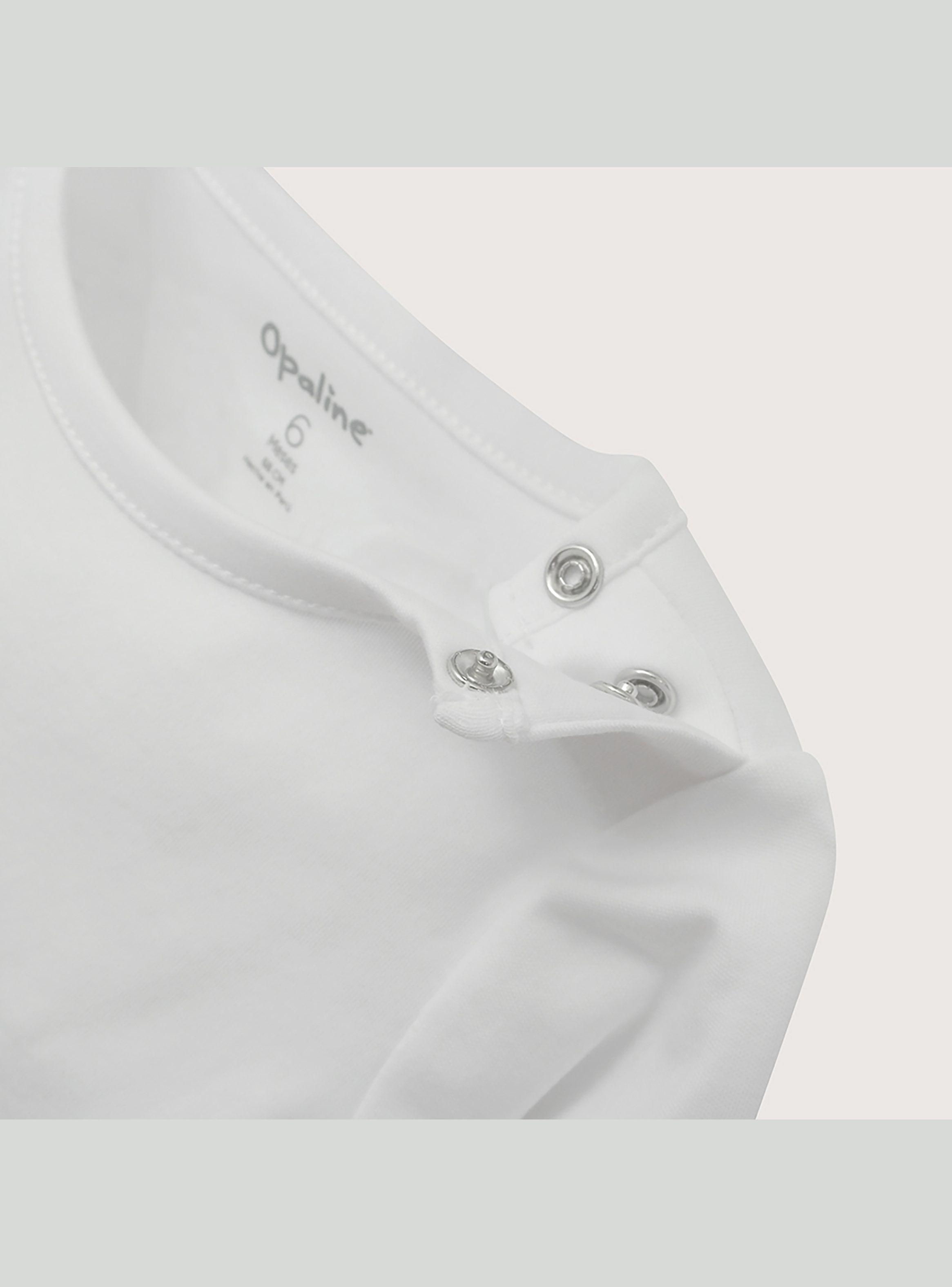 Pack 2 Camiseta Blanca Ajuar Bebé Unisex-2
