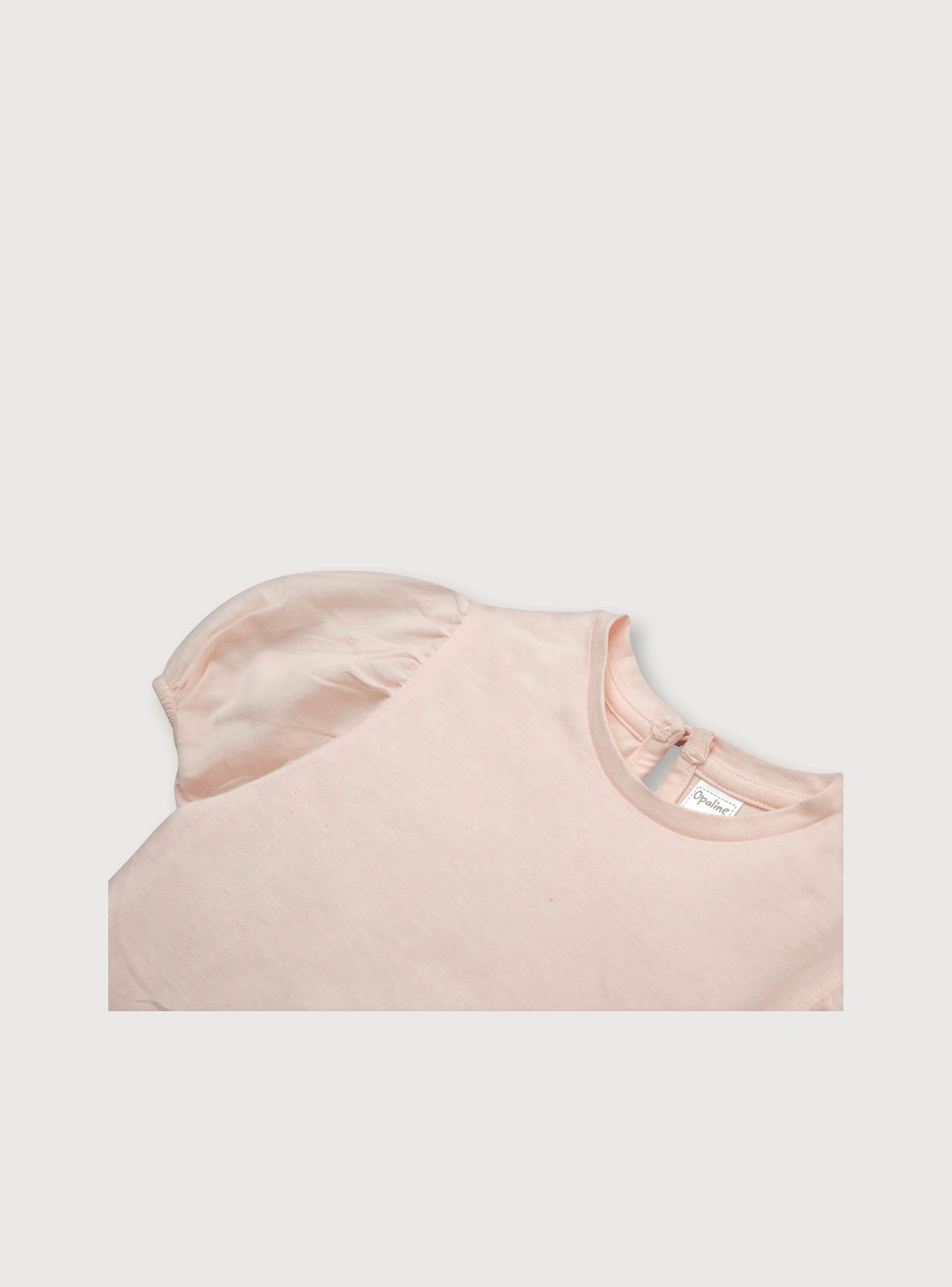 Polera De Niña Manga Corta Damasco (6M A 4A) Opaline-2