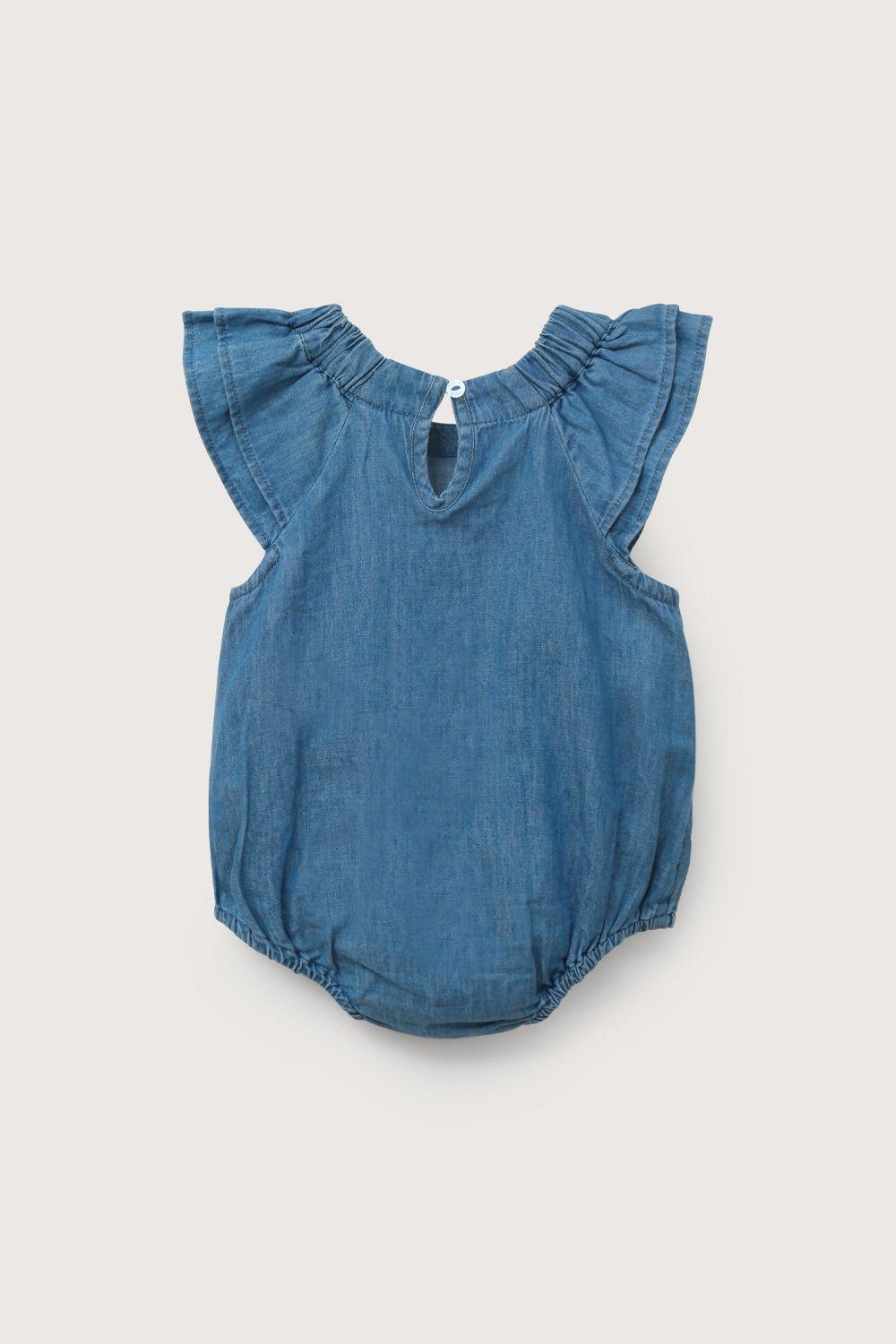 Bombacho denim de bebé niña-2