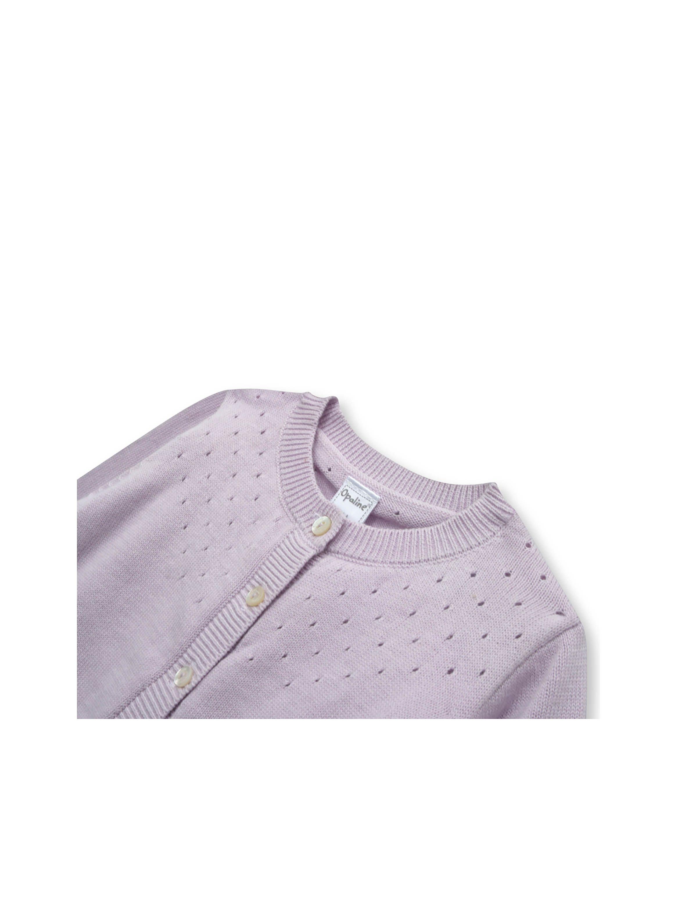 Chaleco de niña esencial Morado (6M - 4A)-2