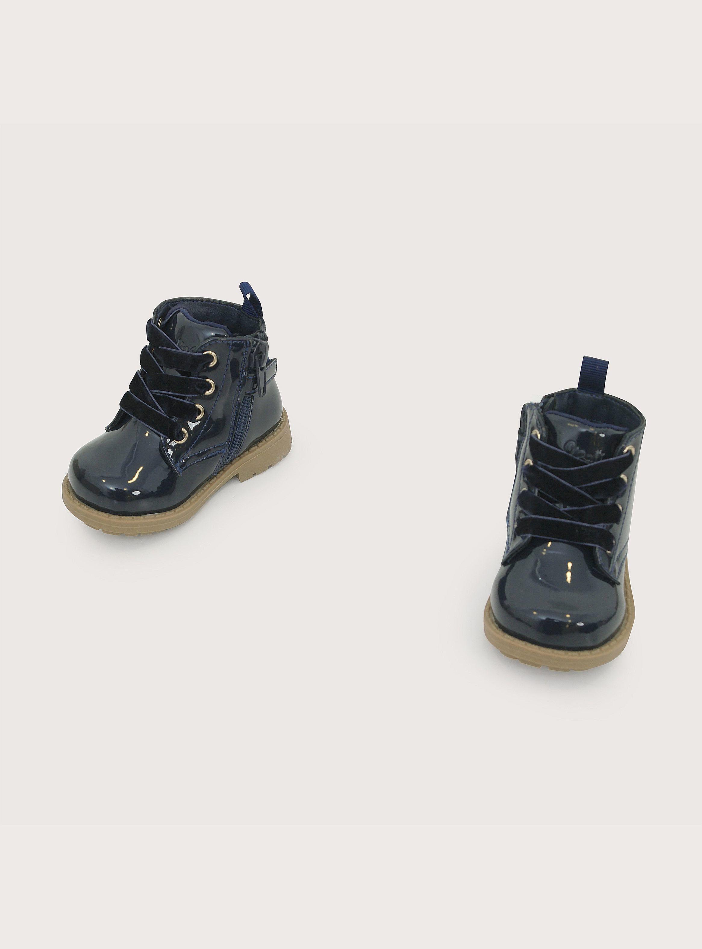 Botín Cordón Primero Pasos Azul Niña-3