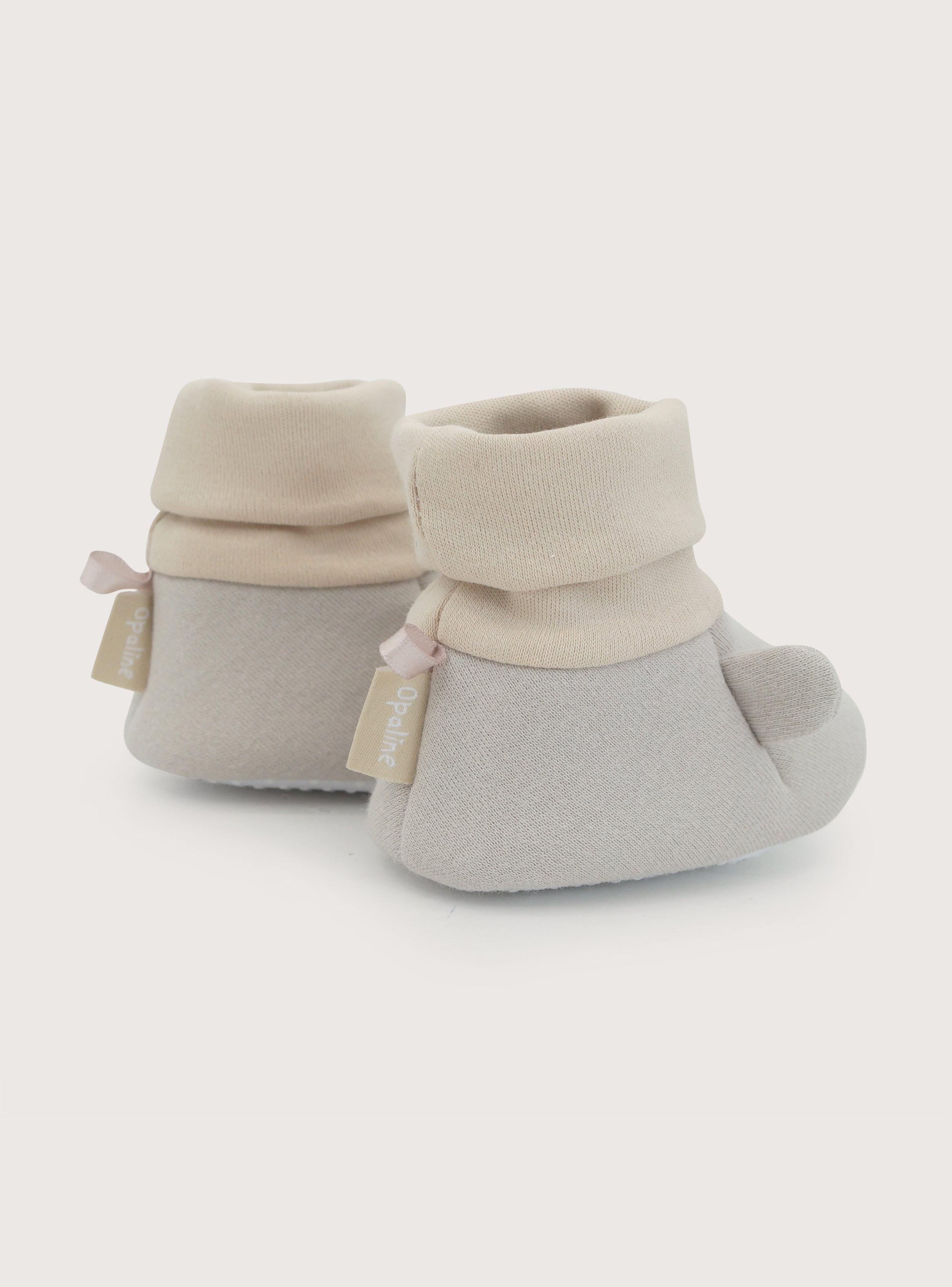 Pantufla Bebe Unisex Orejas Beige-8