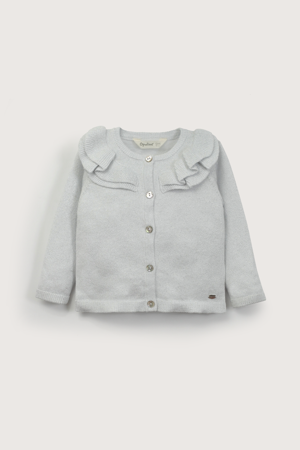 Chaleco gris de niña-1