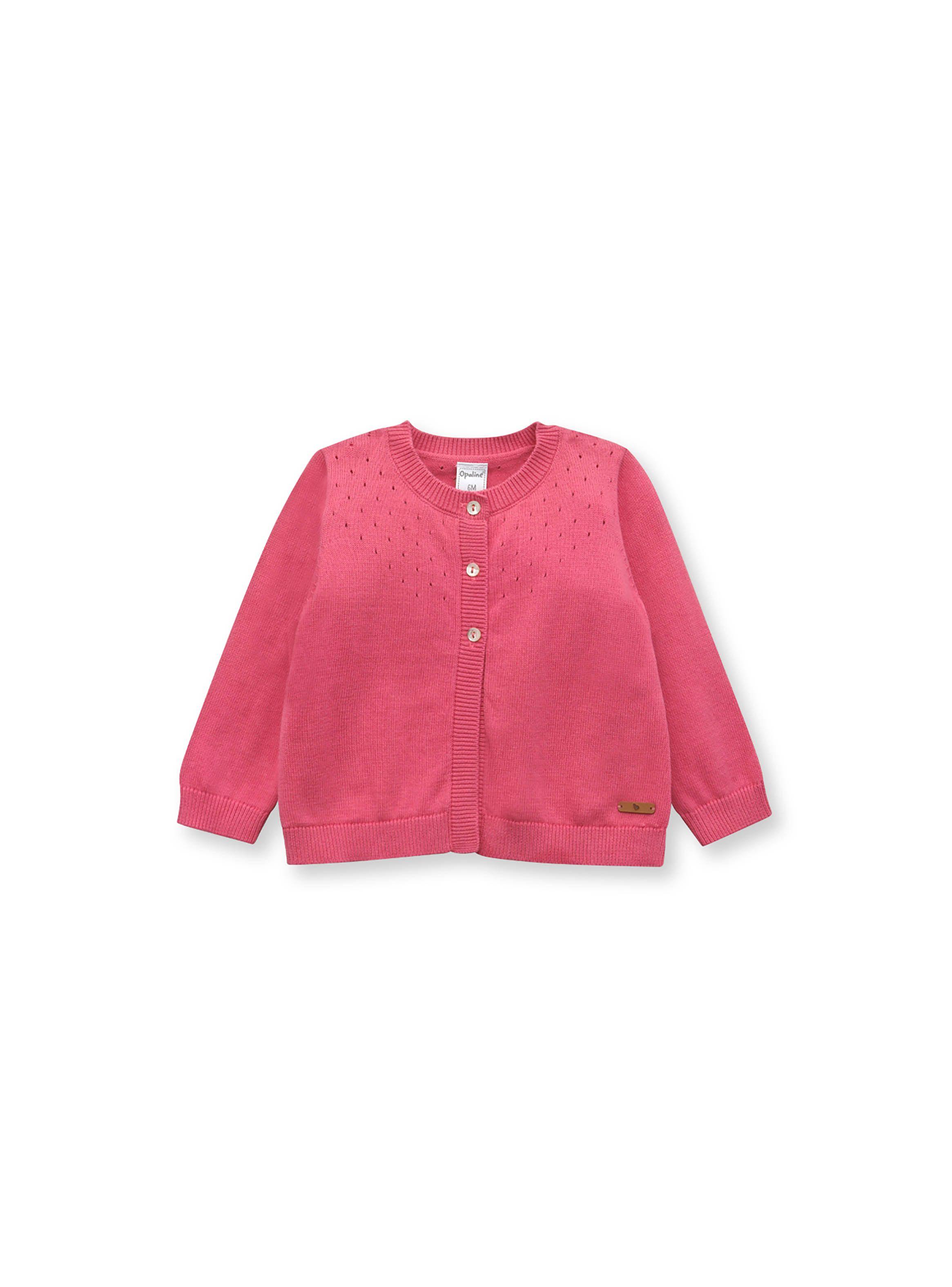 Chaleco Niña Rojo Brillante (6M A 4A) Opaline-0