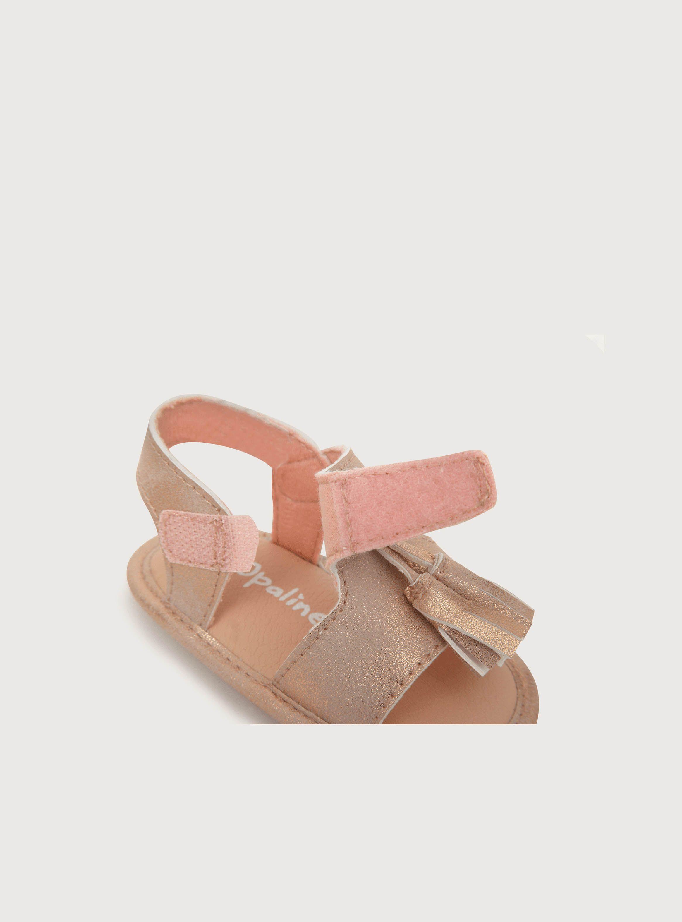 Sandalia De Niña Metalizada Rosado (14 A 18) Opaline-4
