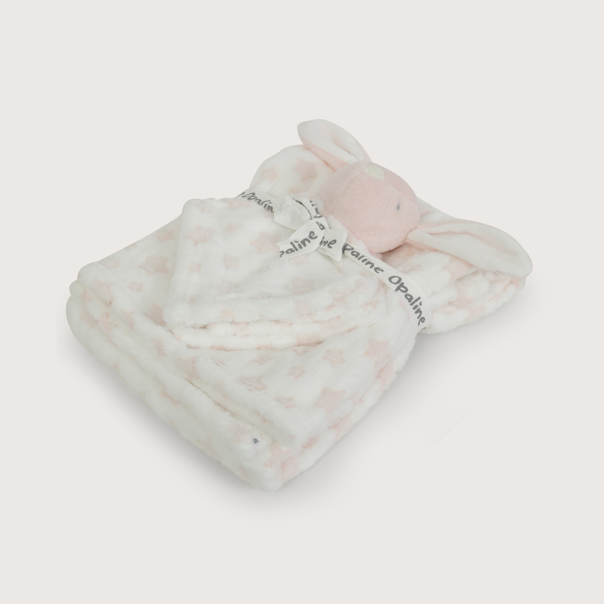 Manta de bebe rosada-0