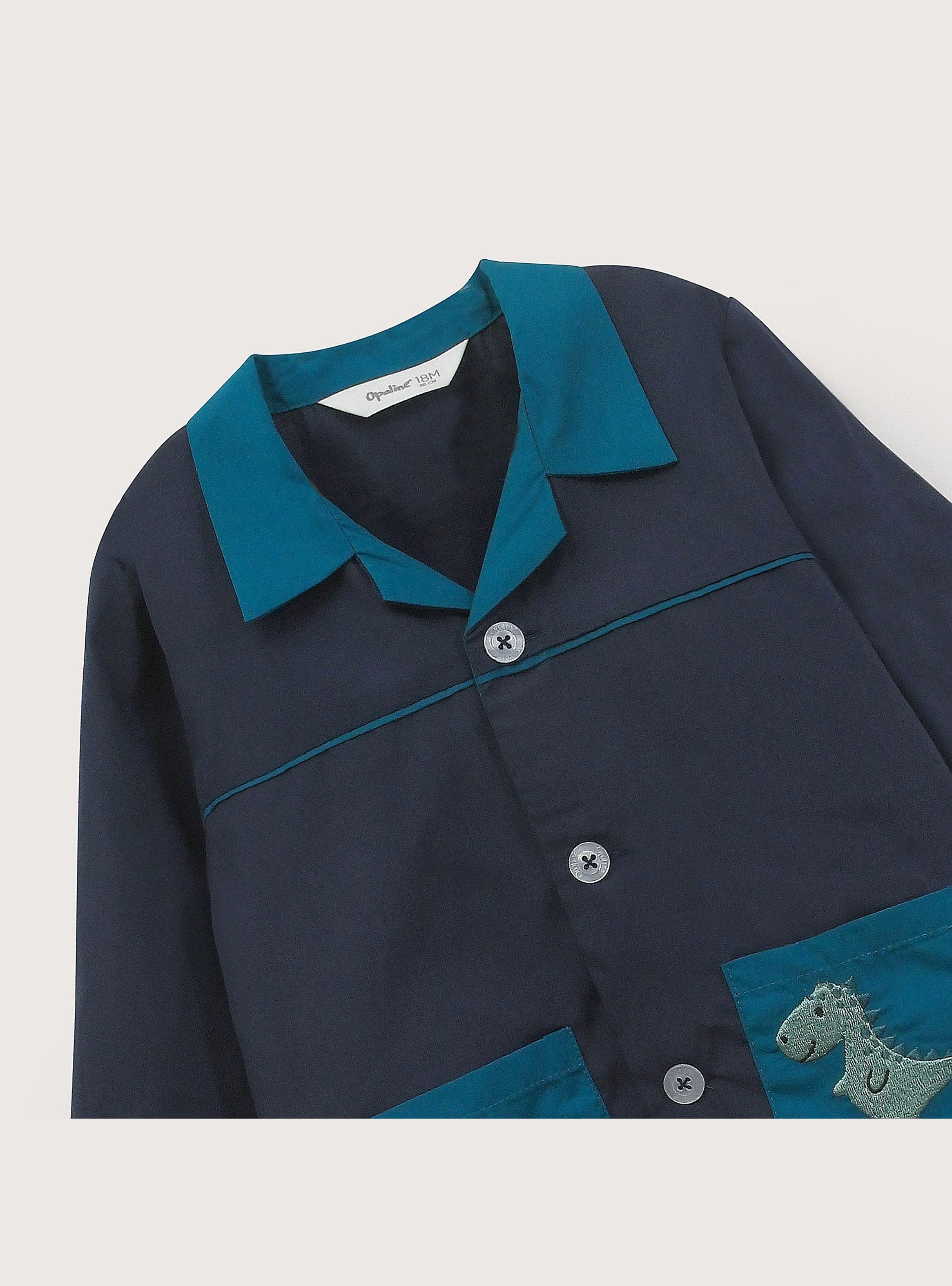 Delantal Infant Niño Azul-3