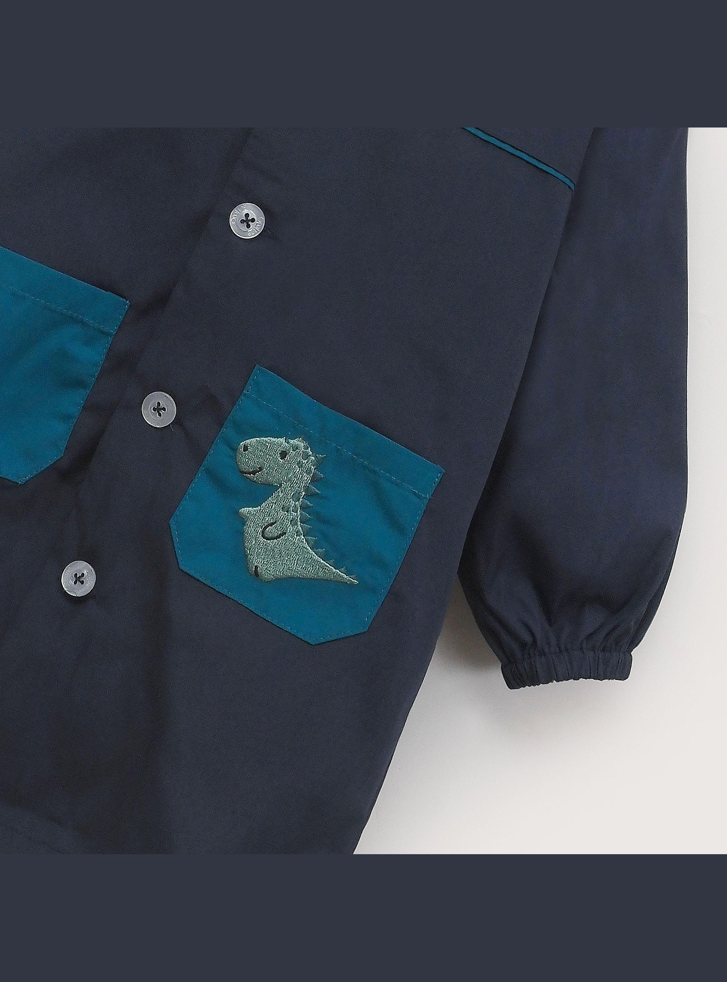 Delantal Infant Niño Azul-4