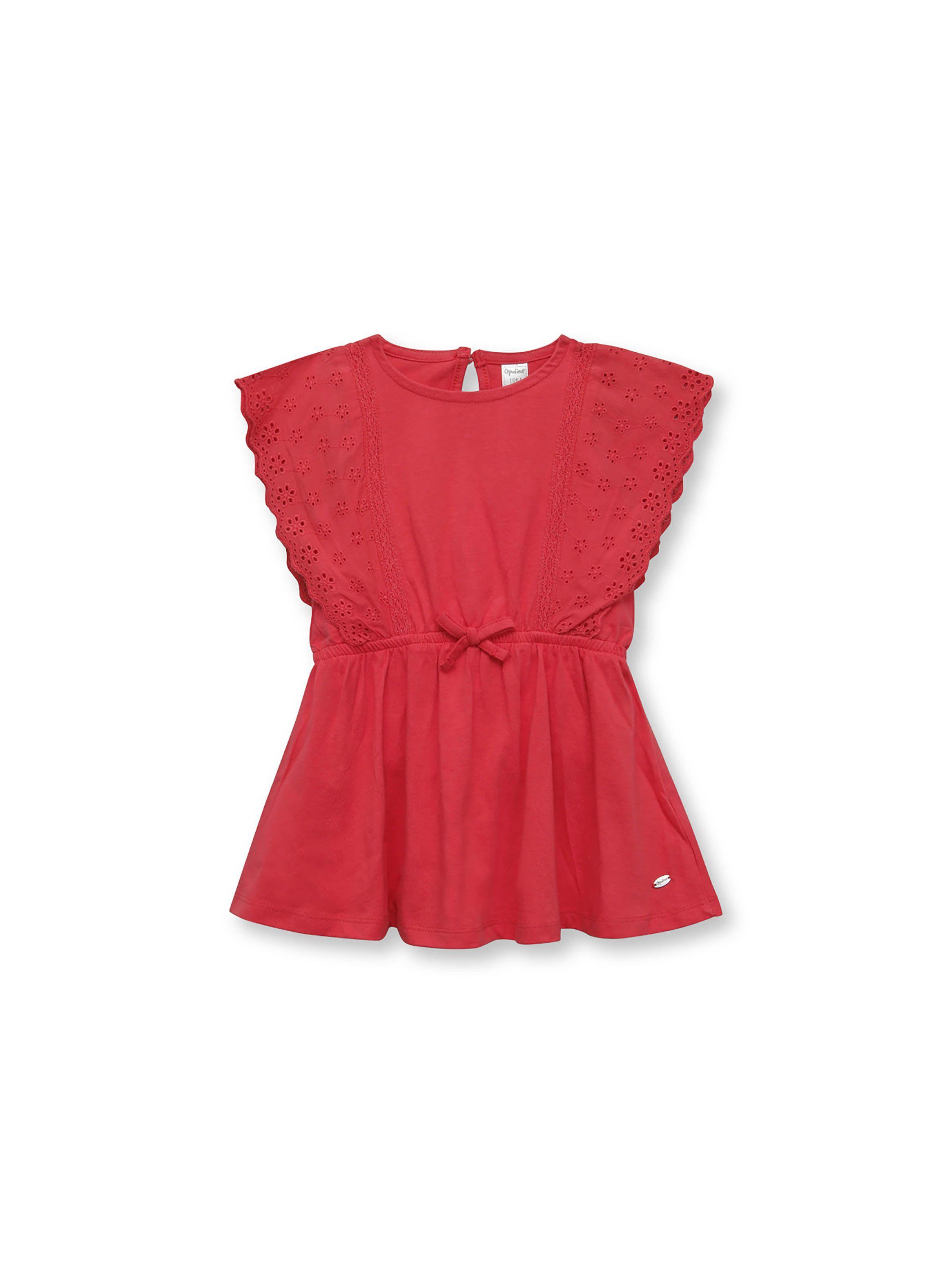 Vestido Niña Rojo (6M A 4A) Opaline-0