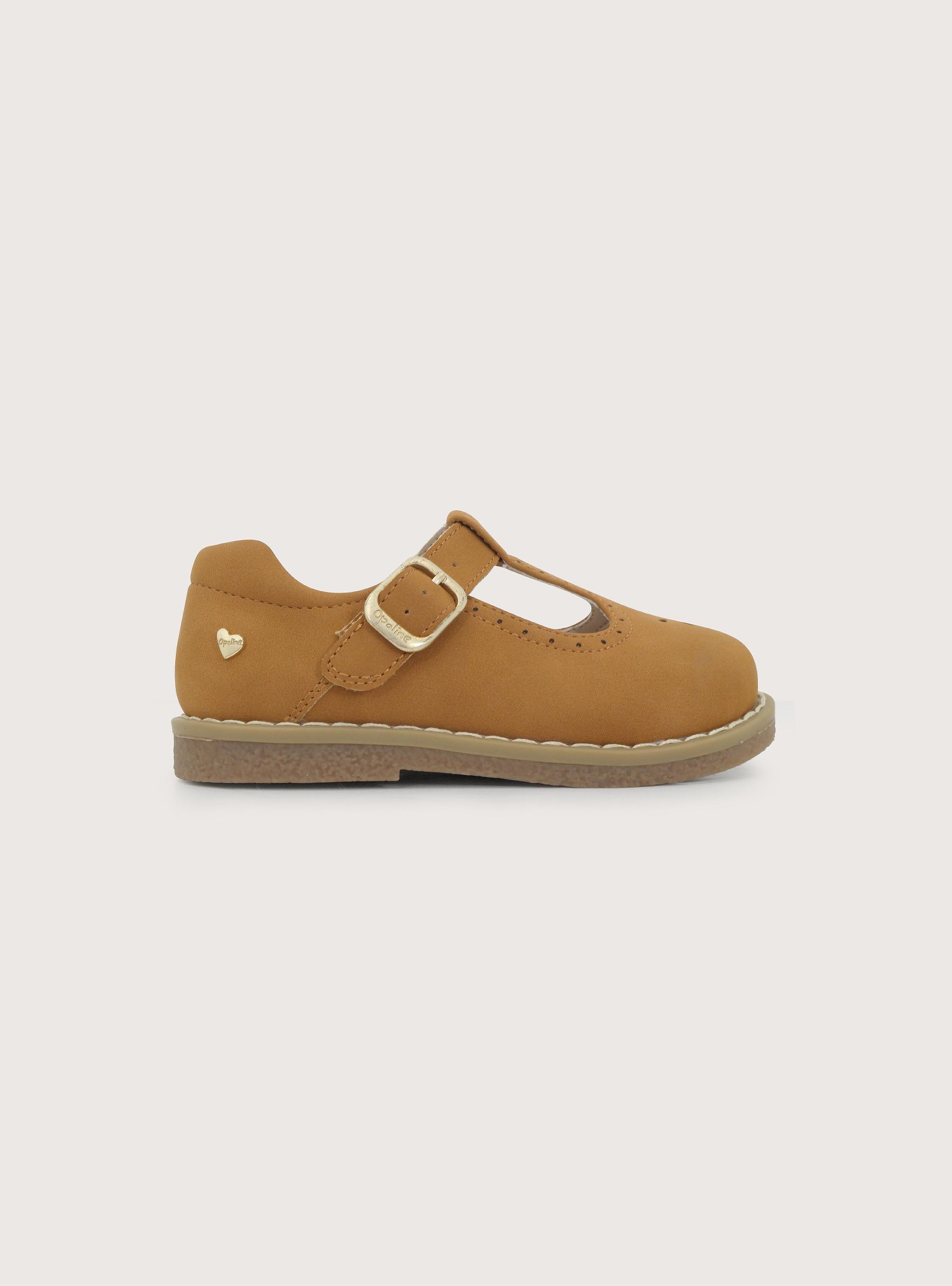 Zapato Reina Casual Camel Niña-1