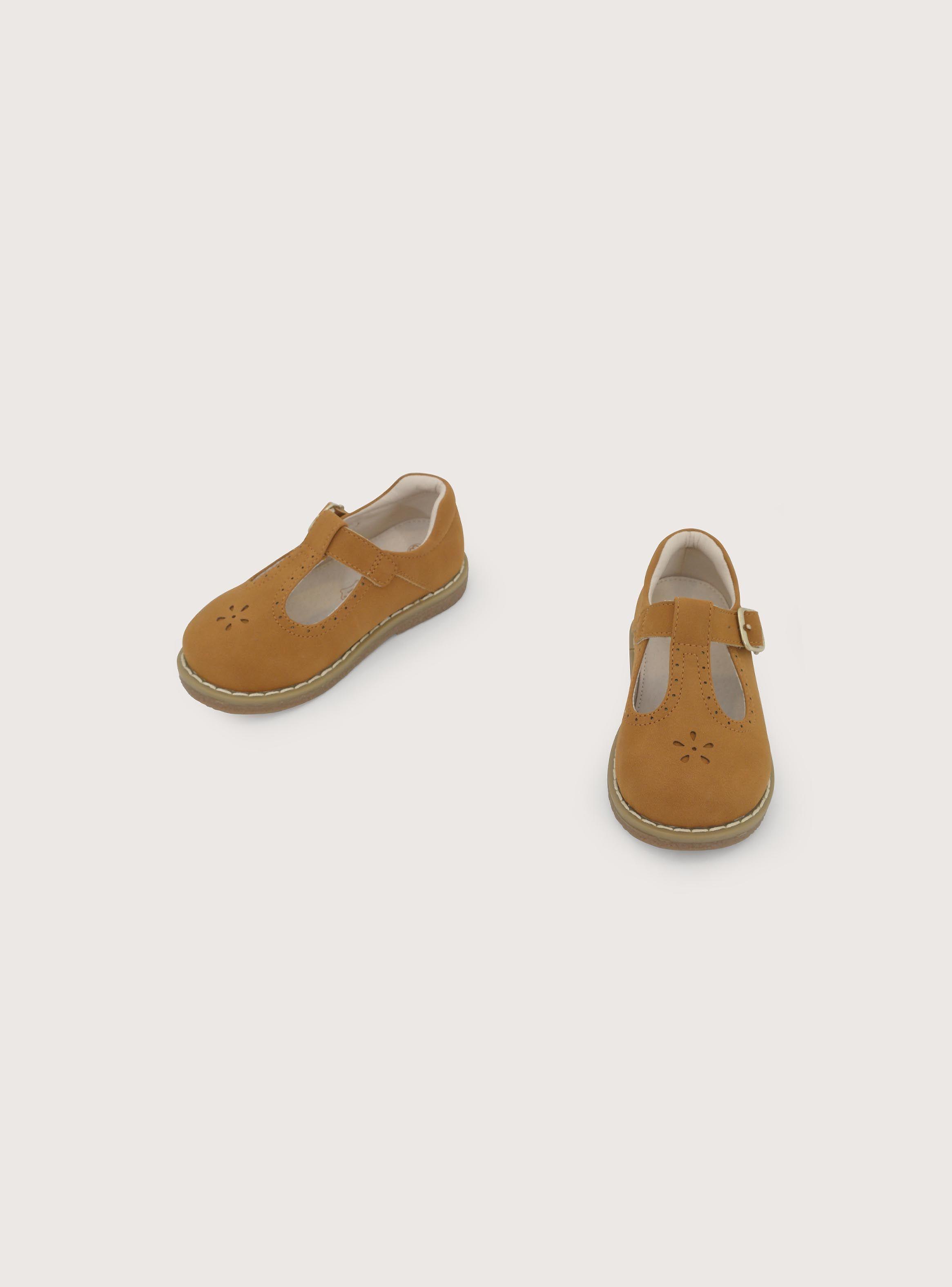 Zapato Reina Casual Camel Niña-3
