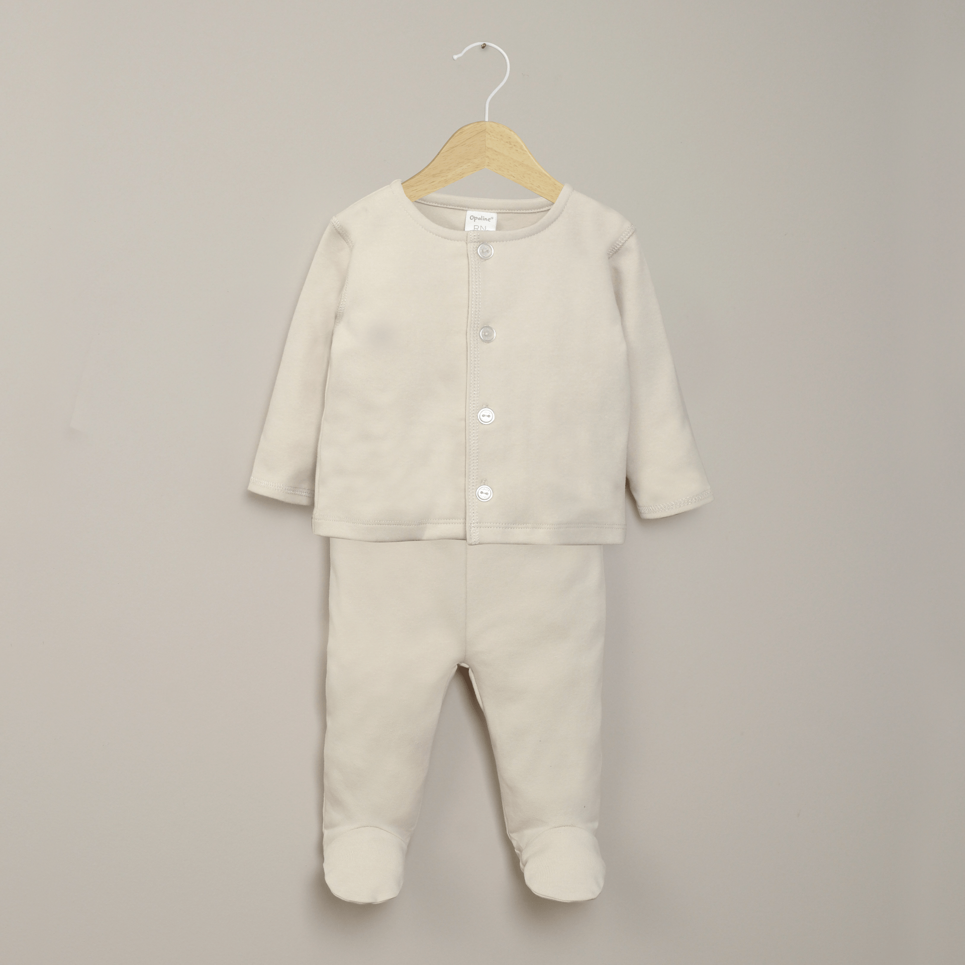 Conjunto clínica beige de bebé unisex-0