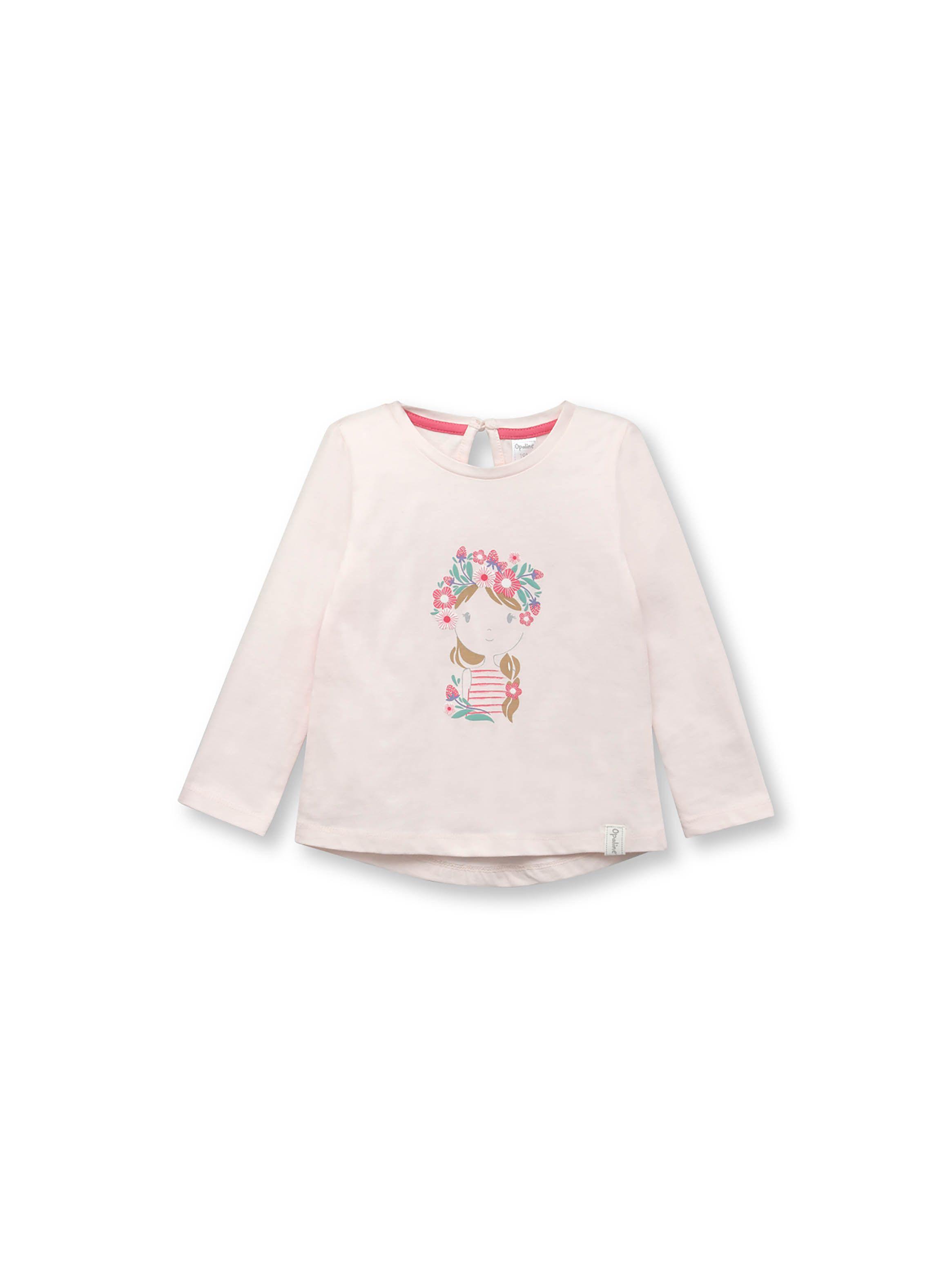Polera De Niña Esencial Rosado (6M A 4A) Opaline-0