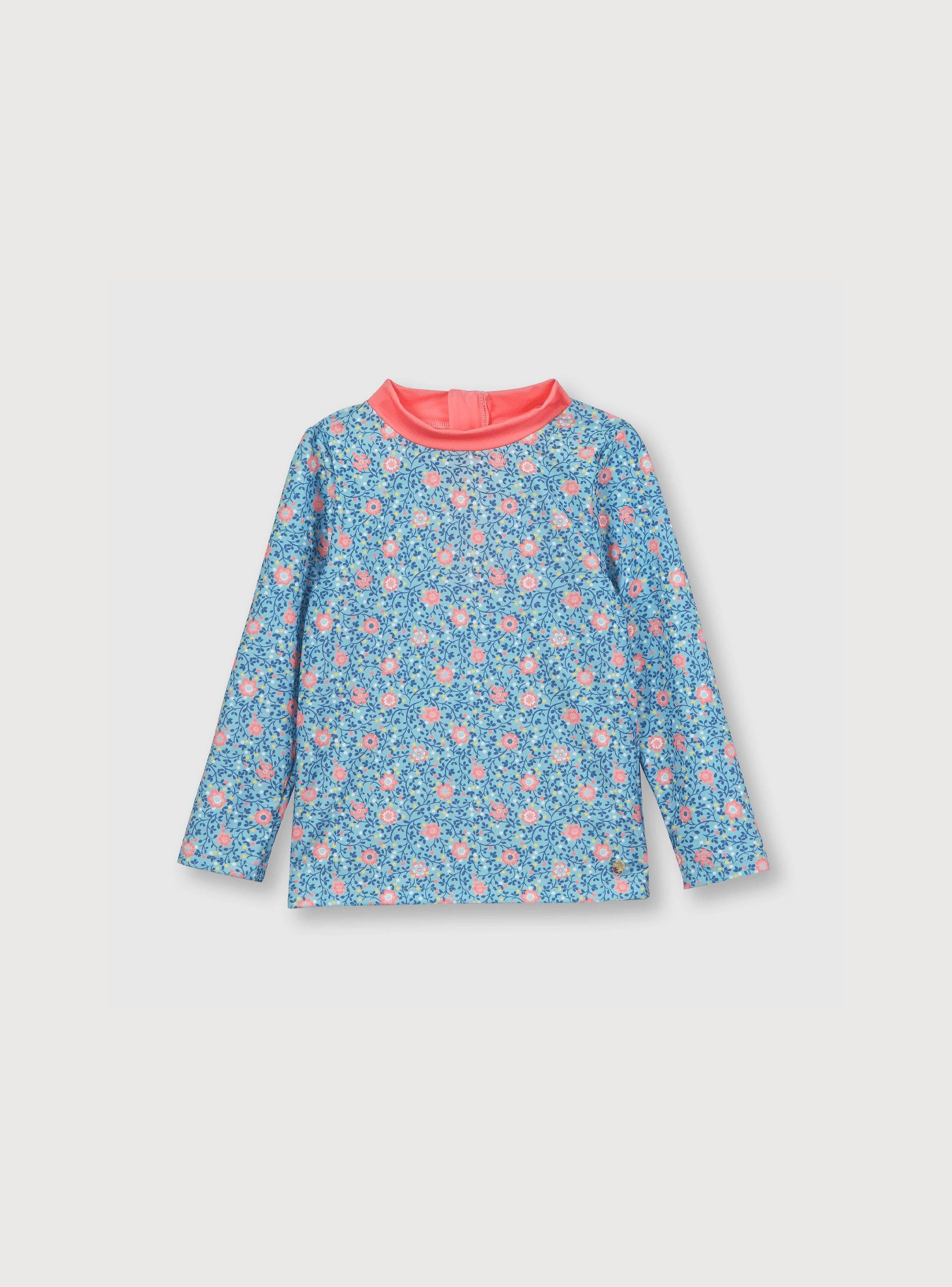 Polera Uv Niña Turquesa (6M A 4A) Opaline-0