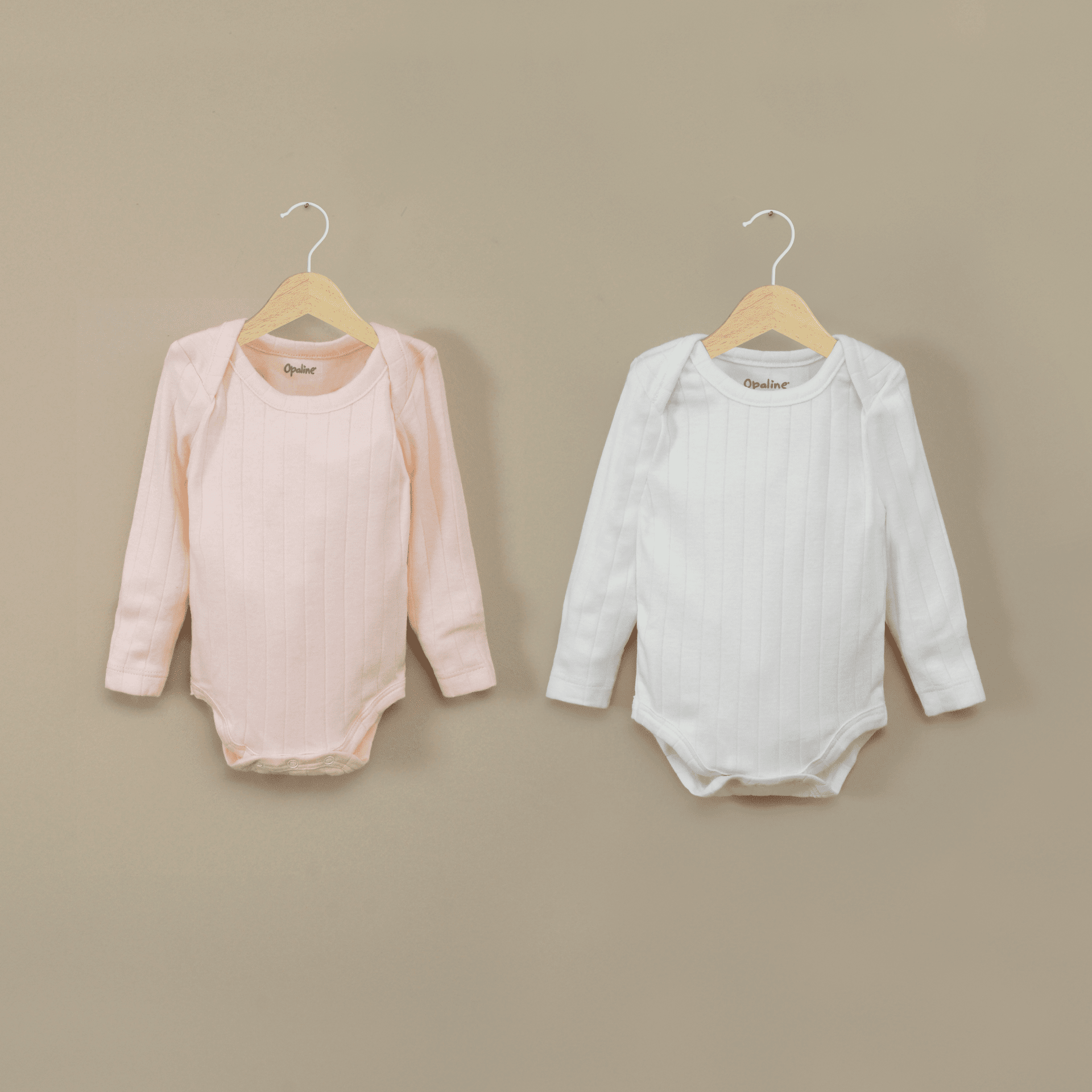 Pack de 2 bodys acanalado niña-0