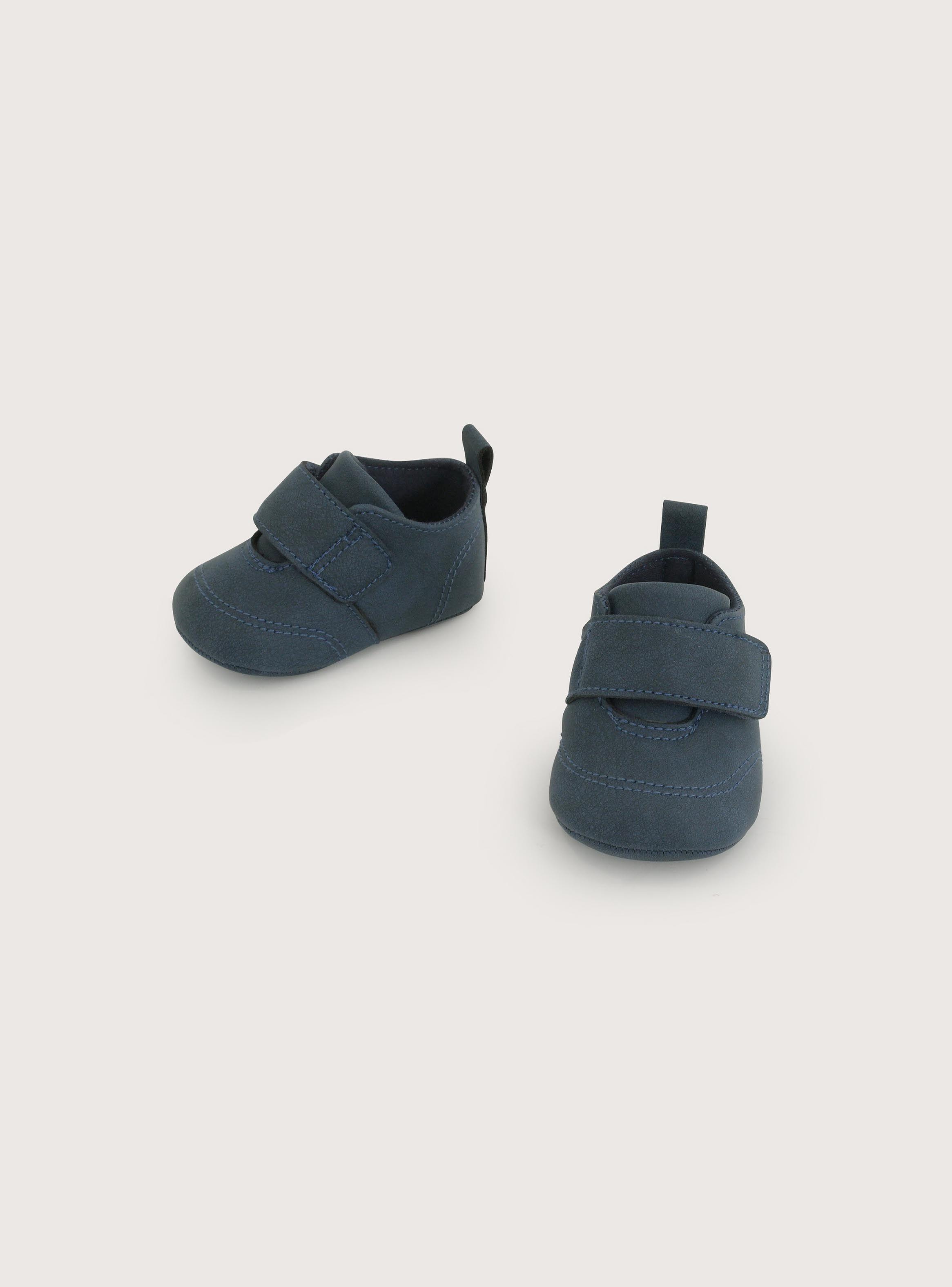 Zapatilla Velcro Para Niño Azul-3